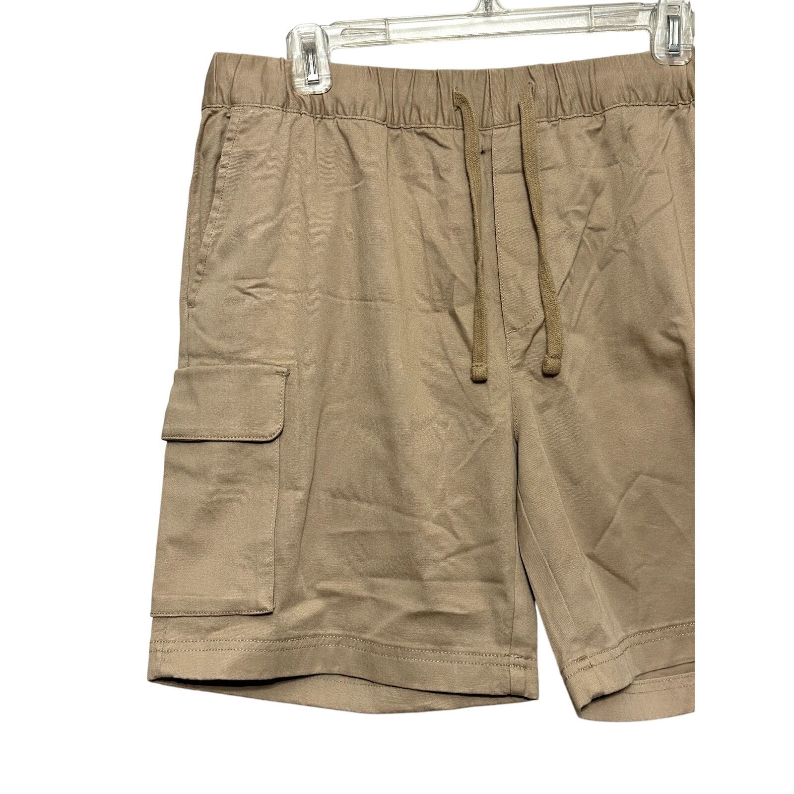 Other Abound Shorts Cargo Drawstring Elastic Tan/Khaki Men's L NWT Size US 34 / EU 50 - 2 Thumbnail