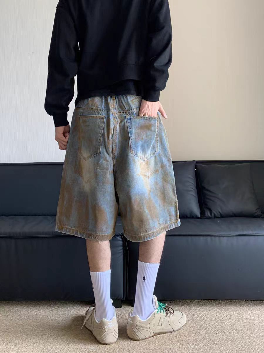 Japanese Brand × Vintage Vintage Camouflage Workwear Casual Wide Leg Denim Shorts Size US 32 / EU 48 - 2 Thumbnail