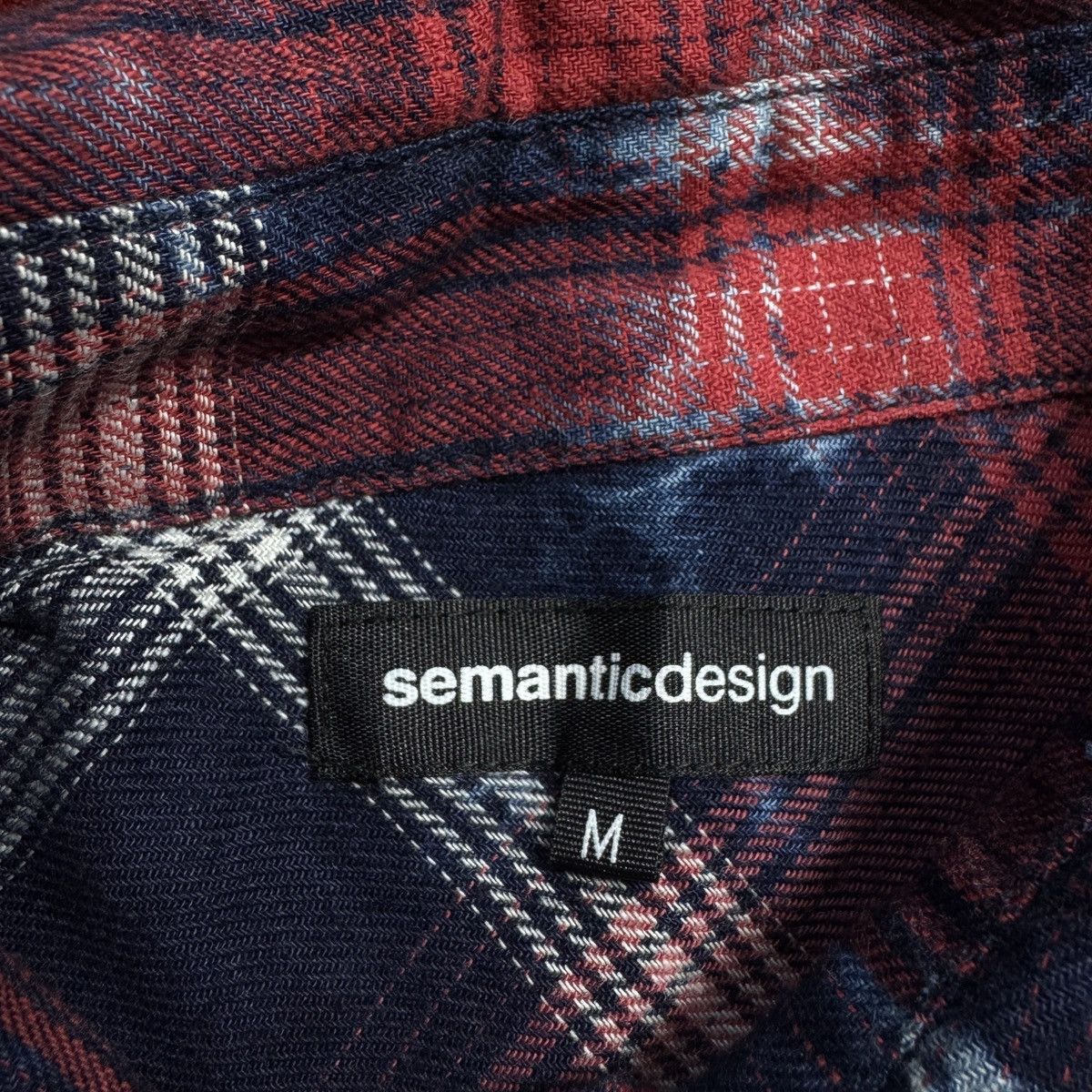semanticdesign Semanticdesign Bleach checkered Flannel Plaid Shirt Size US M / EU 48-50 / 2 - 4 Thumbnail