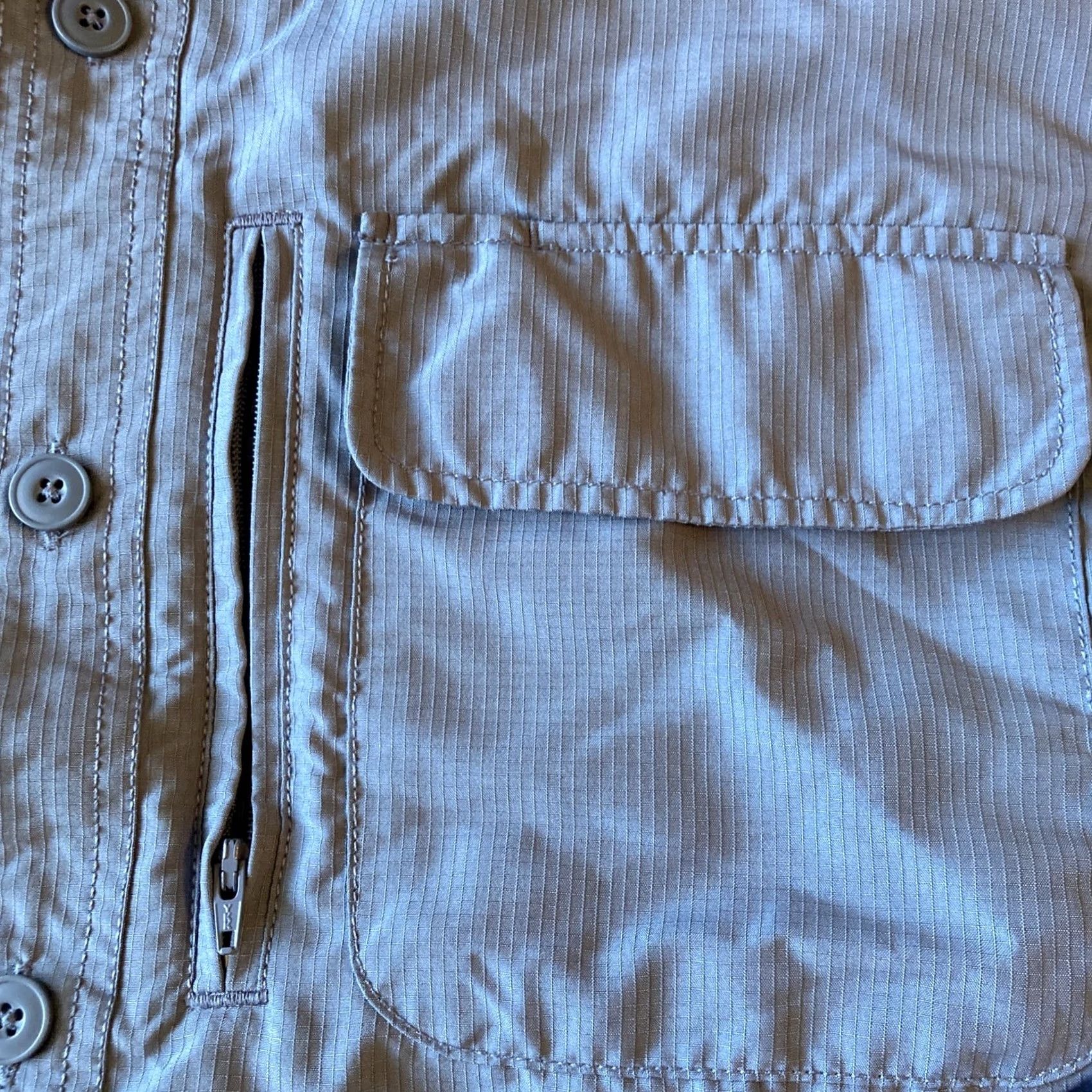 Duluth Trading Company Duluth Trading Co. Shirt Button-Down Grey Mens L Large Quick Dry Freedom Of Movement Coolplus Size US L / EU 52-54 / 3 - 3 Thumbnail