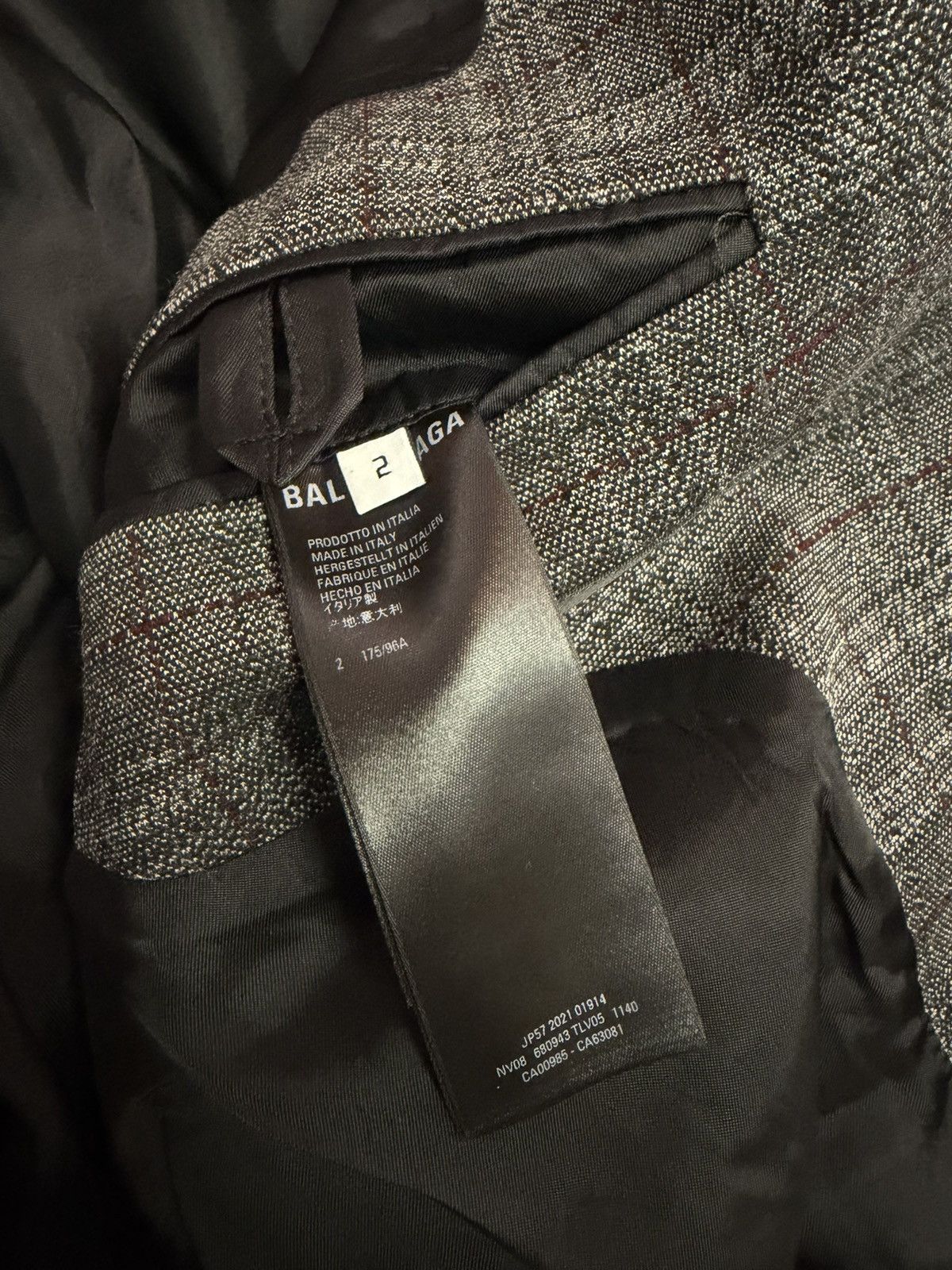Balenciaga BALENCIAGA UNFIT BLAZER Size 40L - 5 Thumbnail