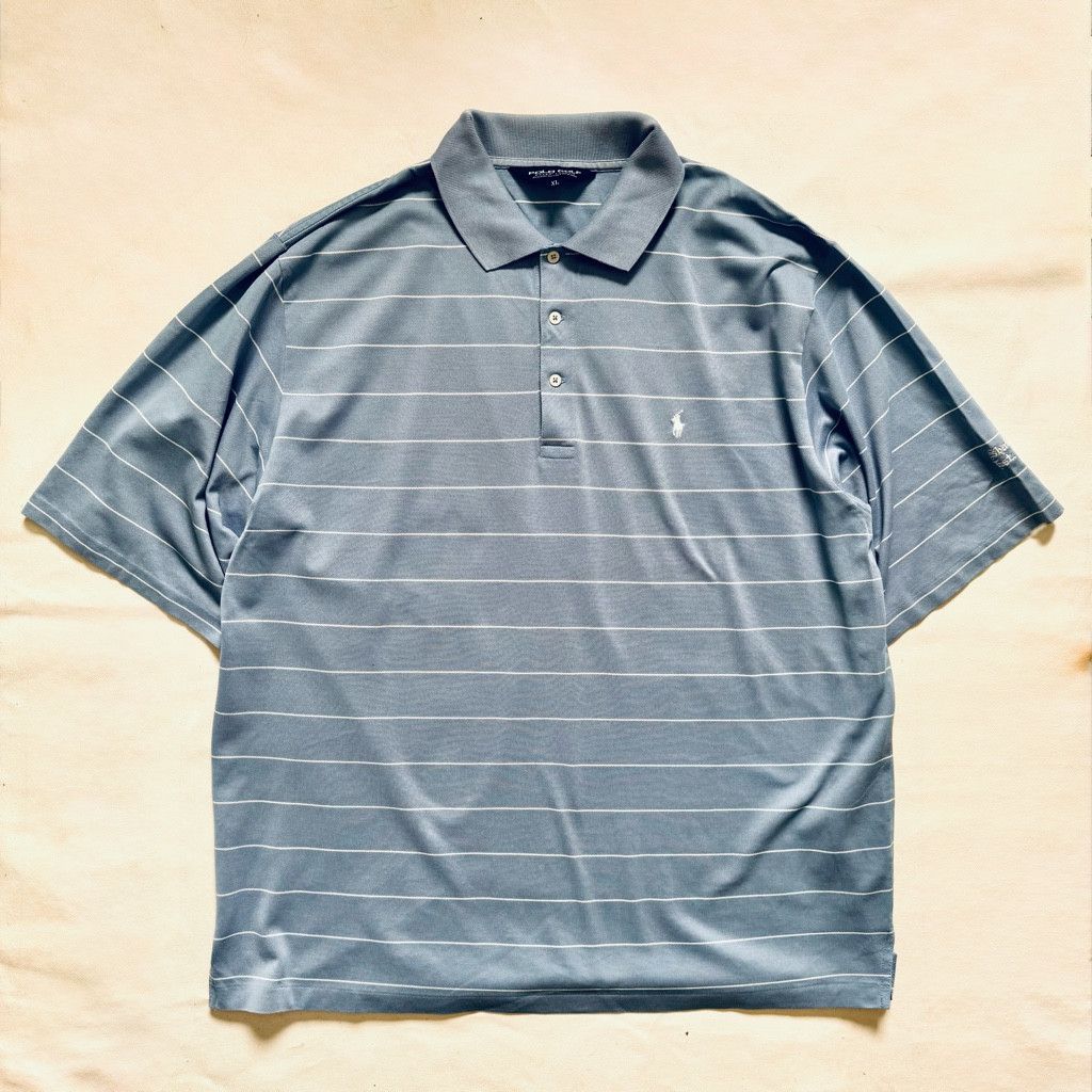 Polo Ralph Lauren Ralph Lauren Polo Golf Shawnee Striped Shirt Size US XL / EU 56 / 4 - 1 Thumbnail