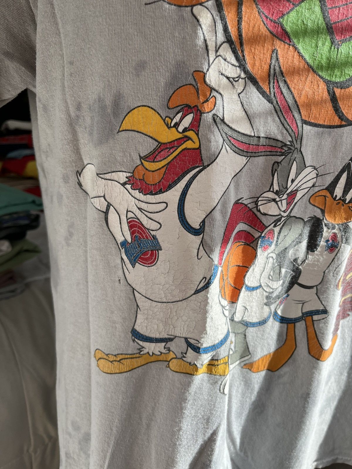 Gildan Vintage Space Jam TShirt Size US M / EU 48-50 / 2 - 3 Thumbnail