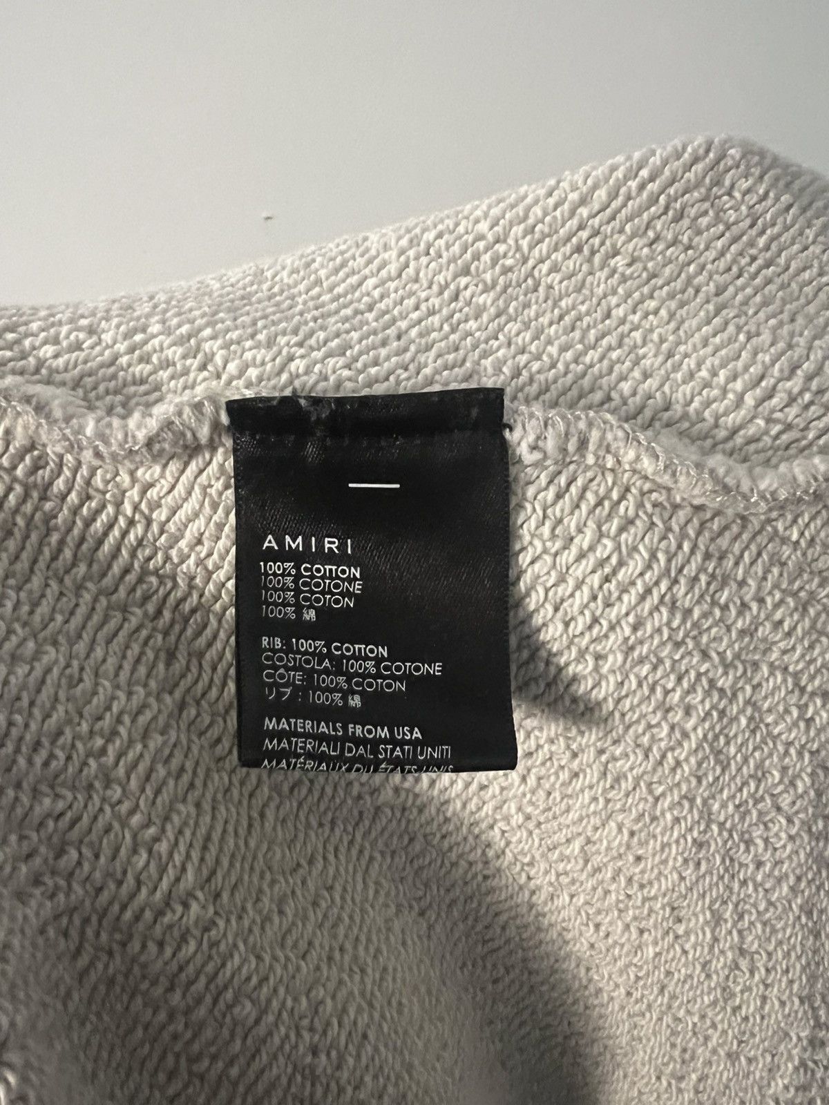 Amiri Vintage Grey Amiri Hoodie Size US XS / EU 42 / 0 - 5 Thumbnail
