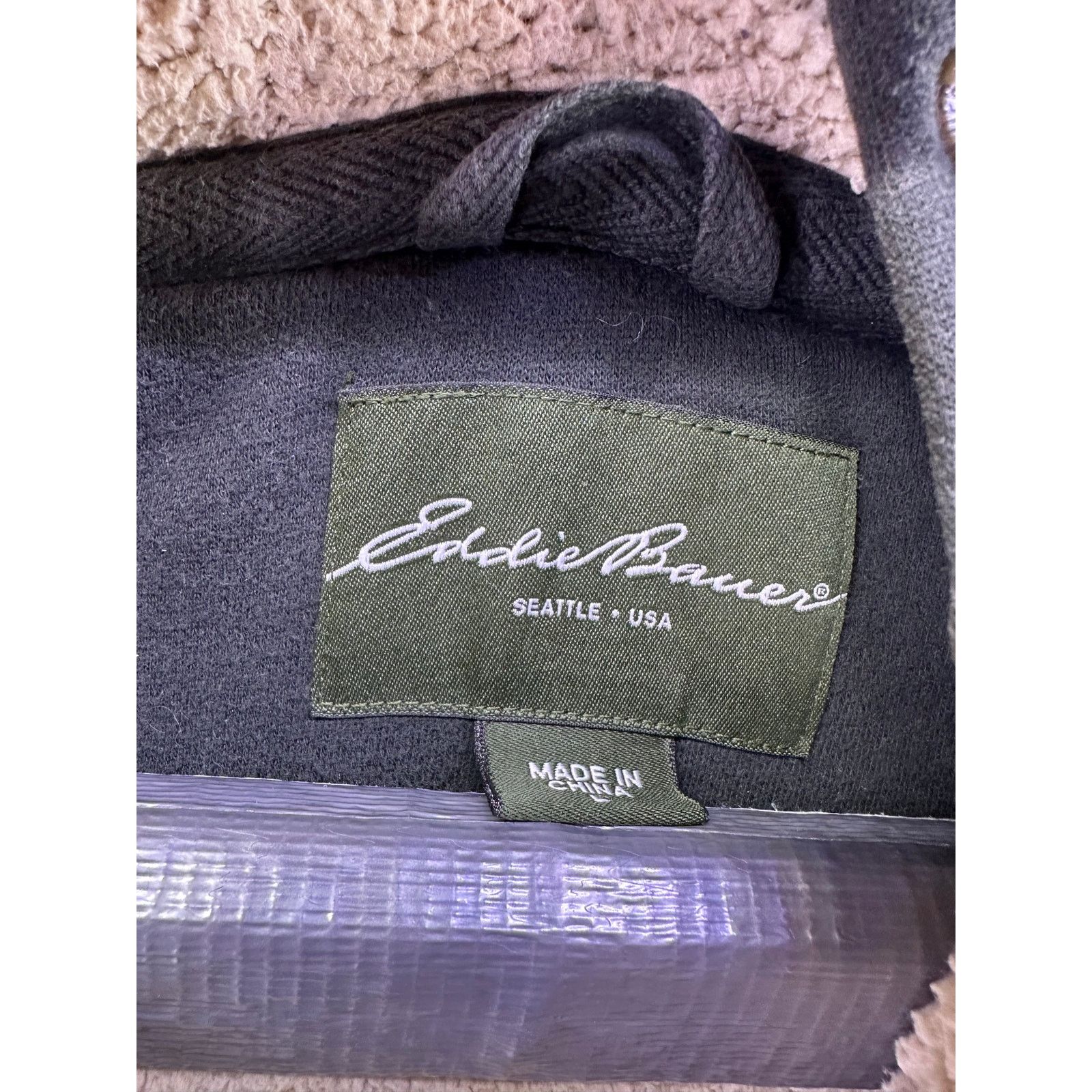Eddie Bauer Eddie Bauer Dark Green thick Zip Up Hoodie Size Large Size US L / EU 52-54 / 3 - 8 Thumbnail
