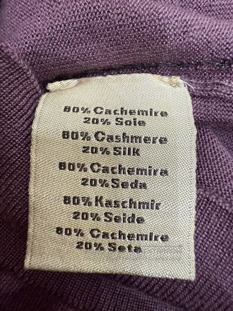Hermes Hermes Purple round-neck knitted sweater Size US XS / EU 42 / 0 - 4 Thumbnail