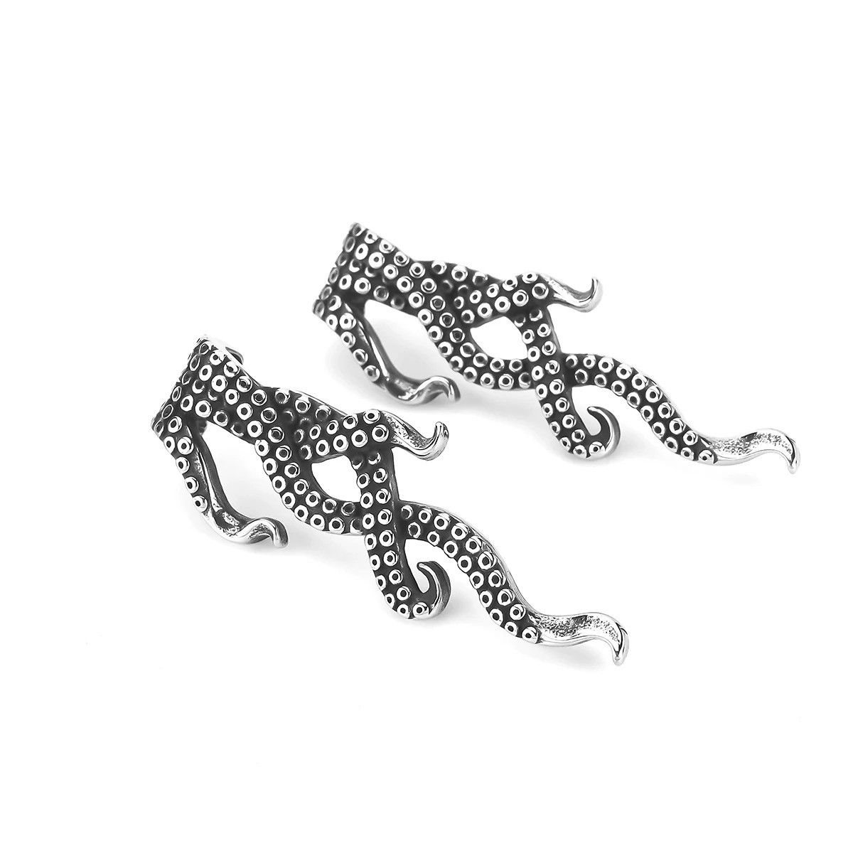 Jewelry Octopus Feet Drop Earrings Charms Stainless Earring Gift Size ONE SIZE - 5 Thumbnail