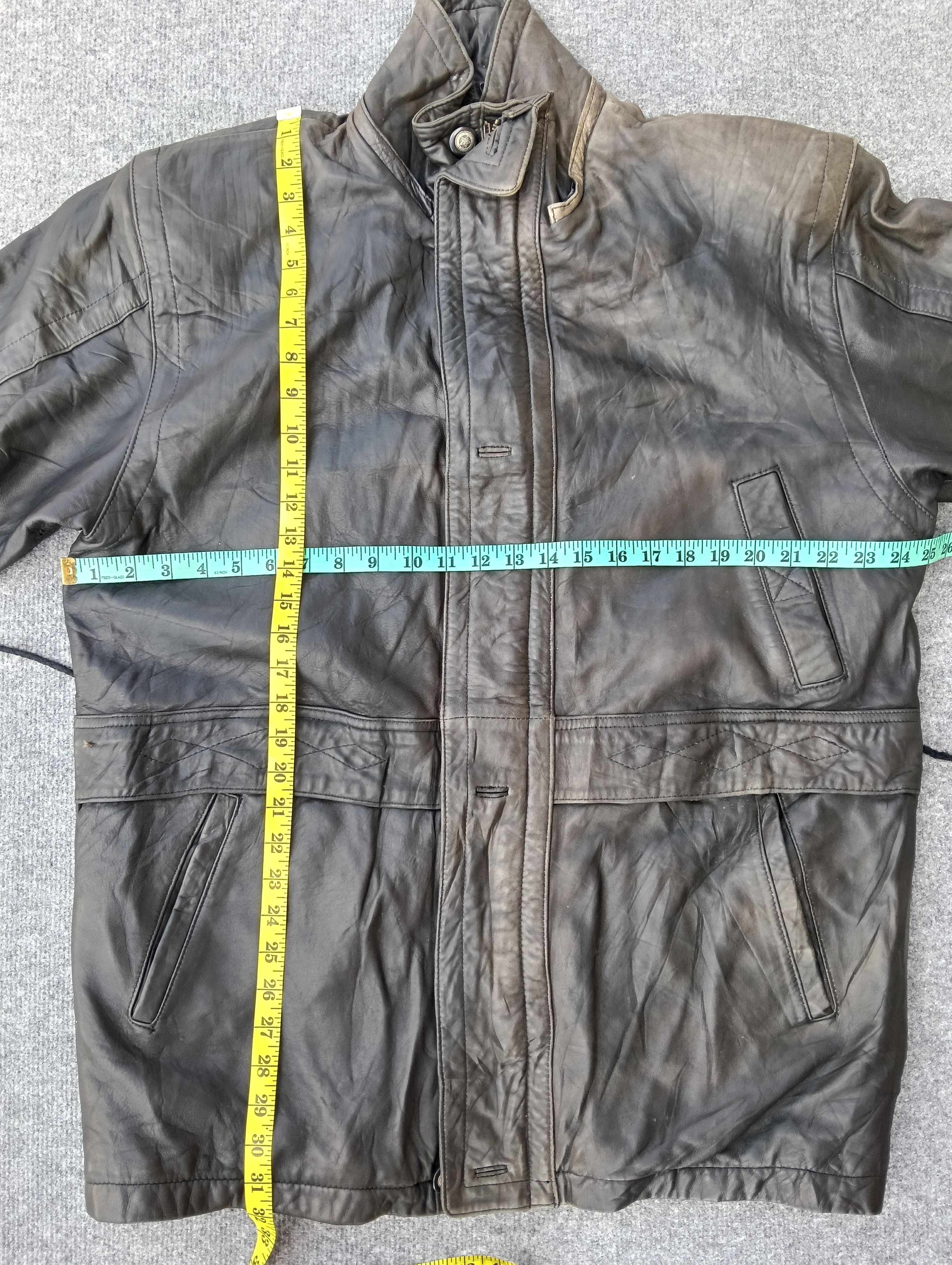 Leather Vintage Beer Blasts leather sheep jacket. Size US M / EU 48-50 / 2 - 8 Thumbnail