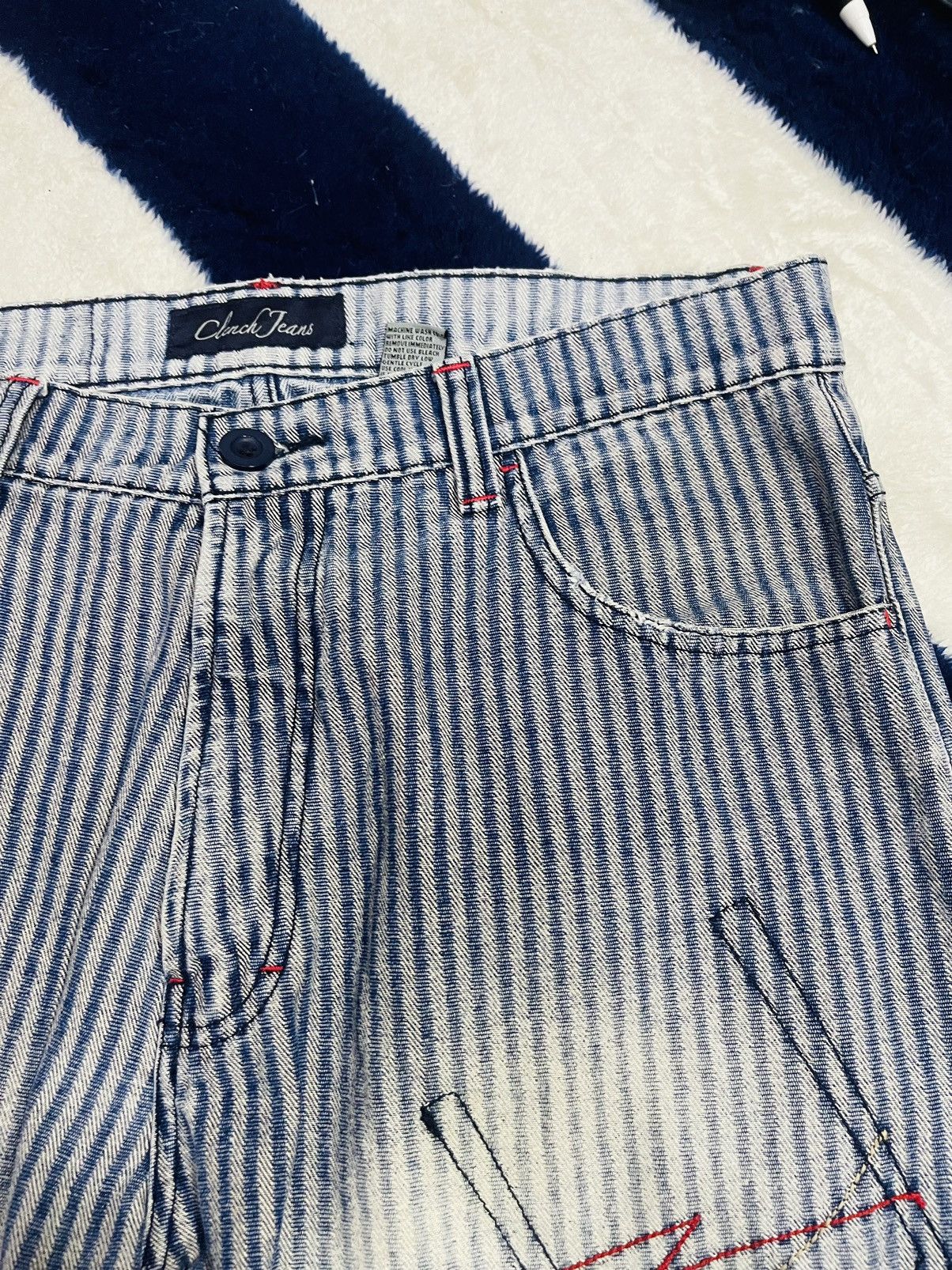 Clench × Jean Clench Hickory Jeans (14) Size US 36 / EU 52 - 11 Thumbnail
