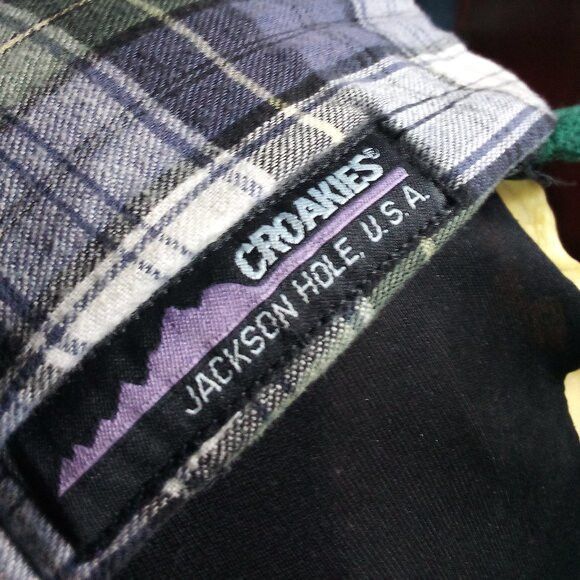 Other Vintage Croakies Jackson Hole Plaid Fleece Hat Cap Winter Size ONE SIZE - 6 Thumbnail