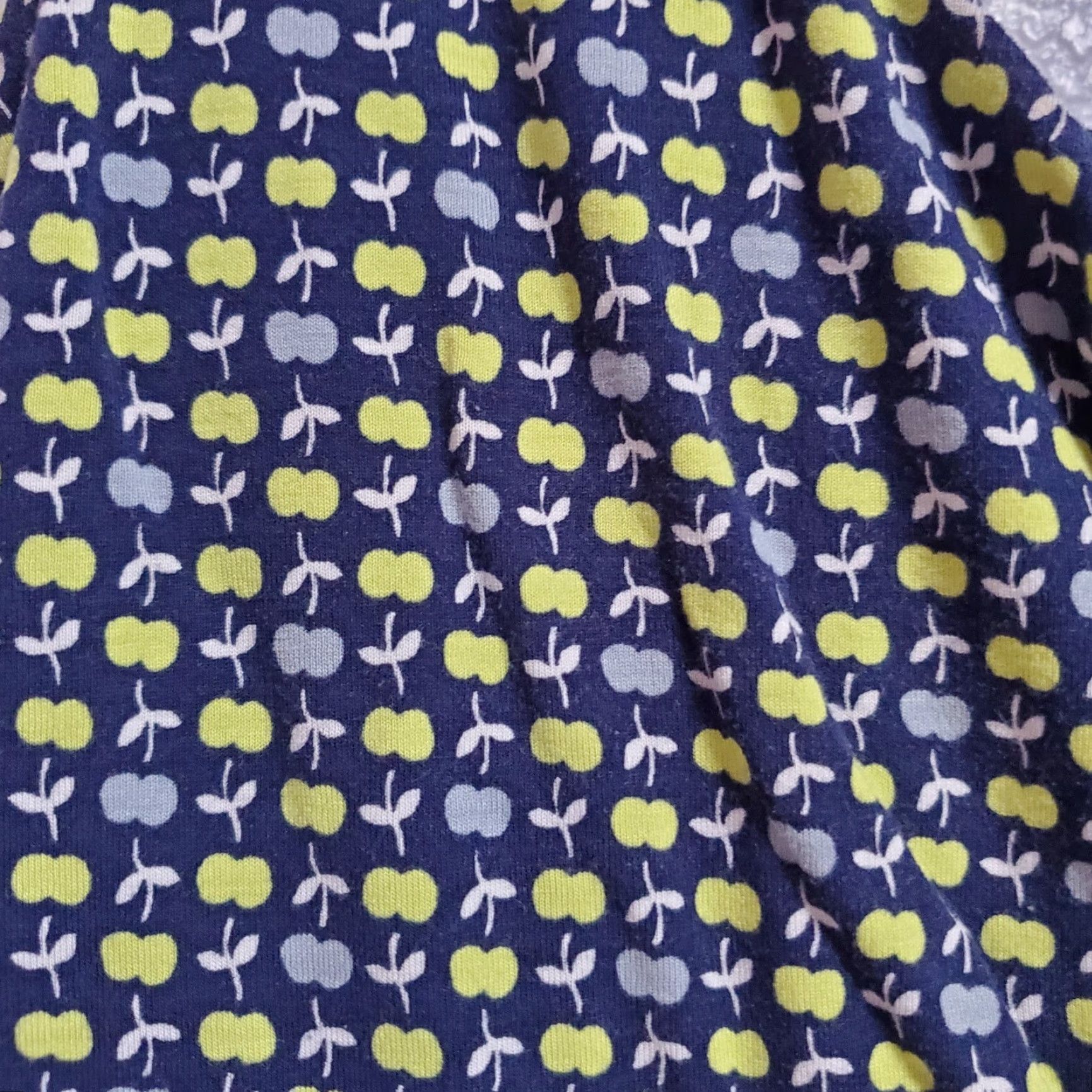 Boden Boden Willa Jersey Dress Womens 8P Blue Apple Print Sleeveless Faux Wrap Casual Size M / US 6-8 / IT 42-44 - 6 Thumbnail