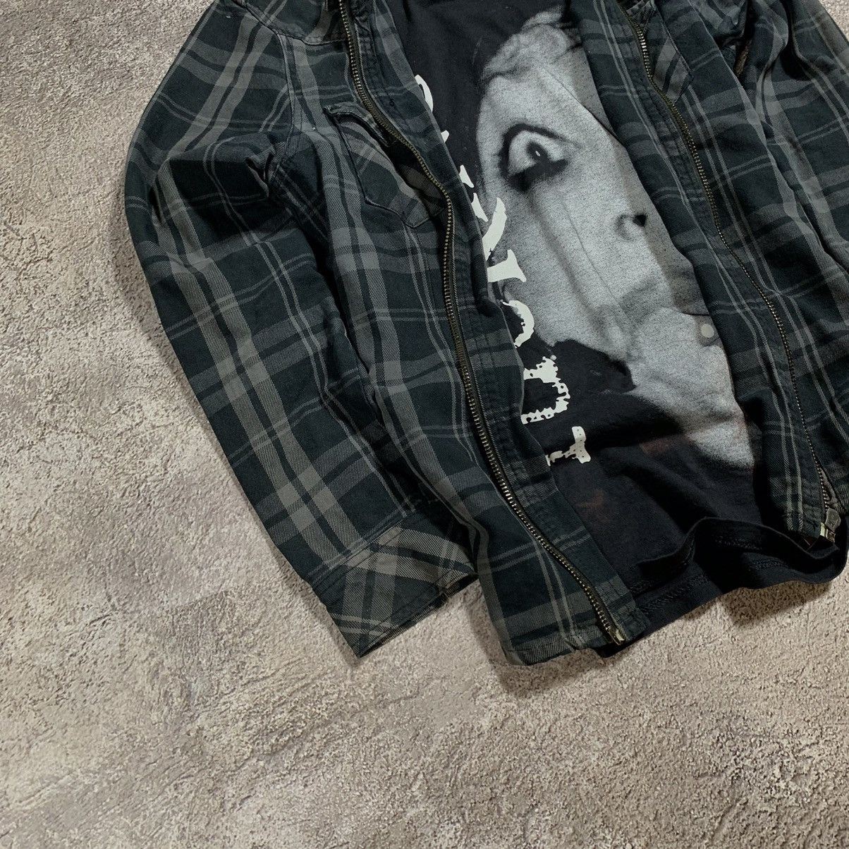 Vintage Vintage 90s Grunge Graphic Flannel Shirt Oversized Streetwea Size US S / EU 44-46 / 1 - 3 Thumbnail