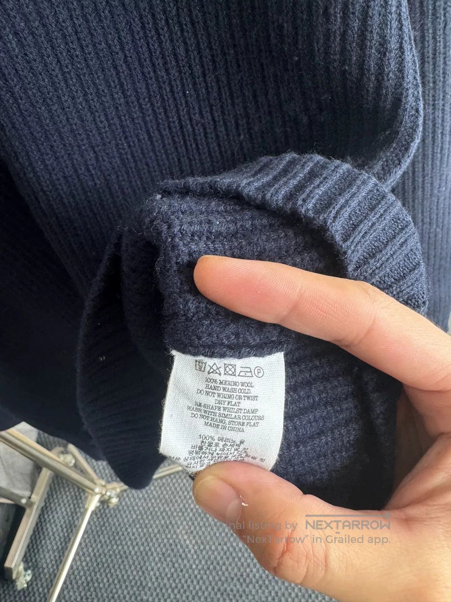 YMC YMC Navy Merino Wool Sweater. Size US M / EU 48-50 / 2 - 4 Thumbnail