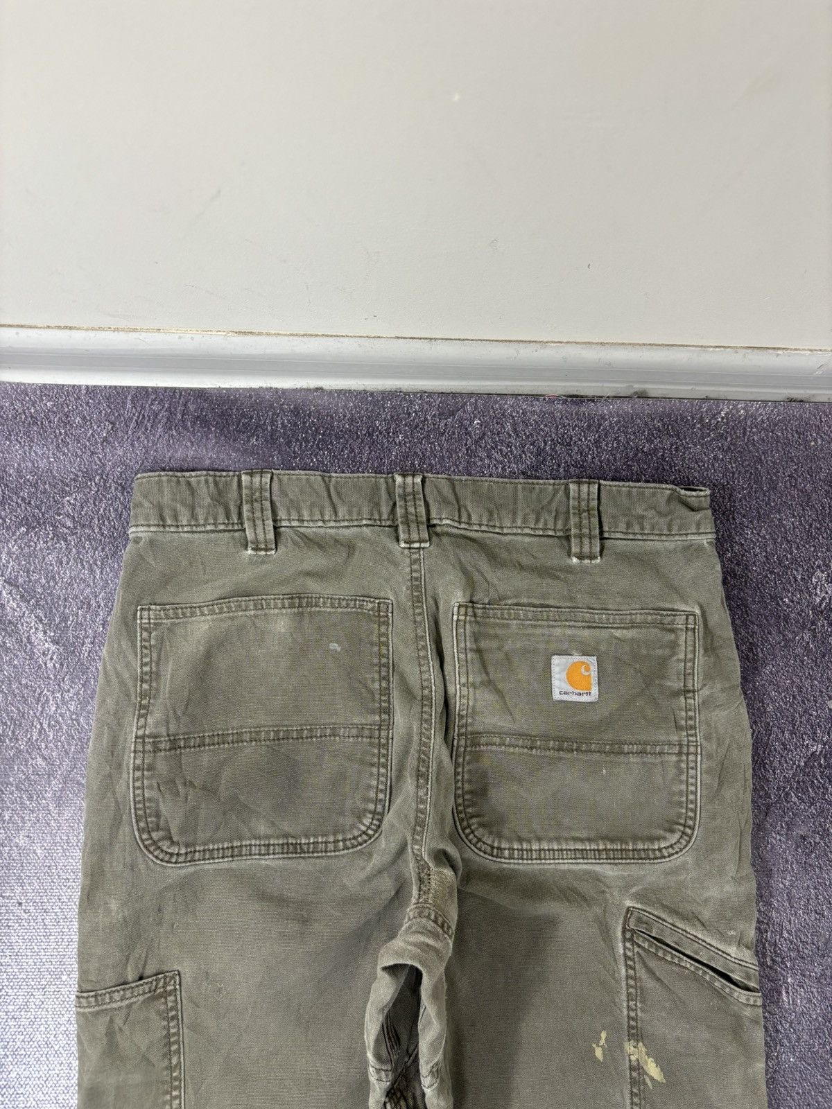 Carhartt Vintage Carhartt Double Knee Military Green Hype Baggy Pants Size US 32 / EU 48 - 5 Thumbnail