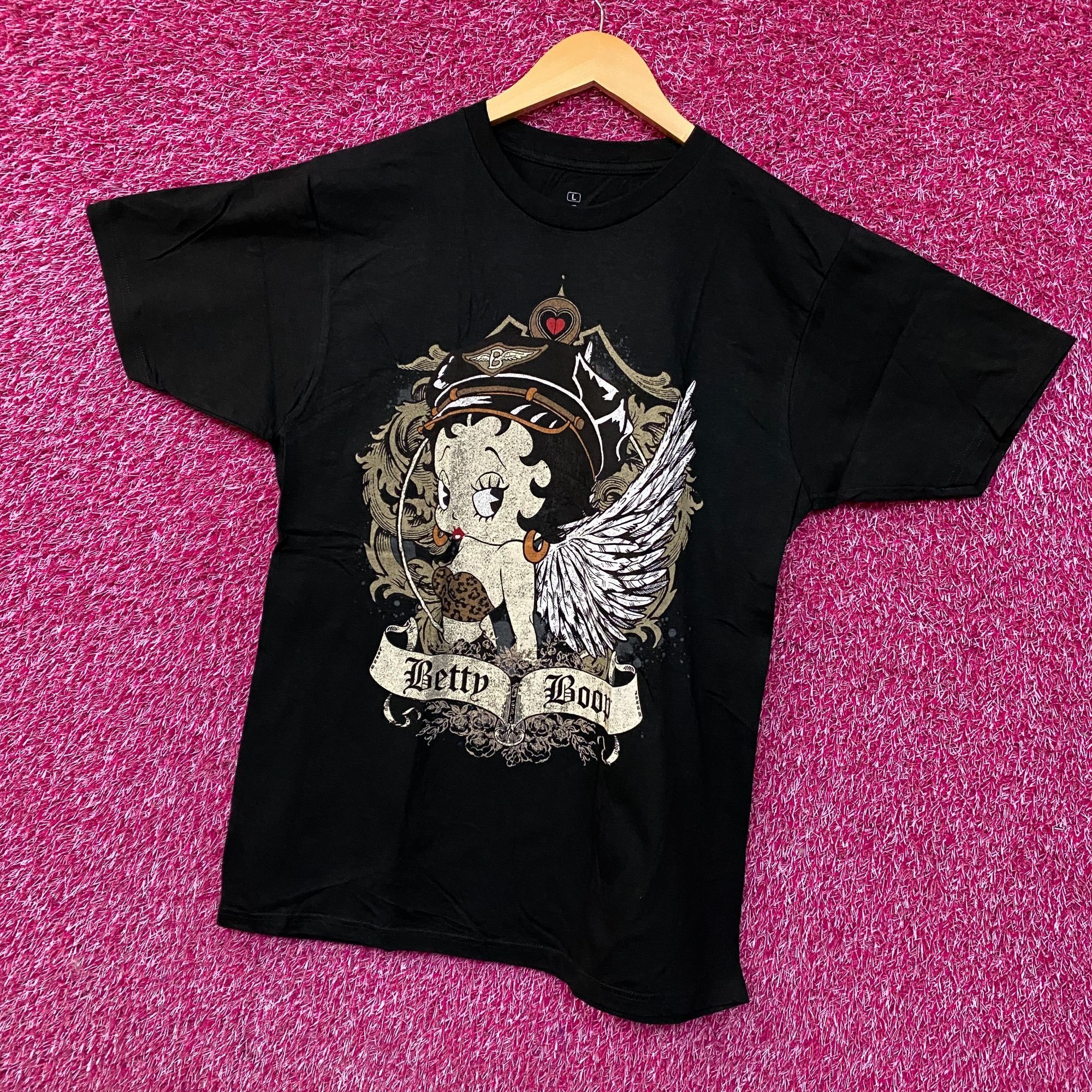 Ripple Junction Fleischer Betty Boop Angel Cute Graphic T-Shirt Large Size US L / EU 52-54 / 3 - 3 Thumbnail
