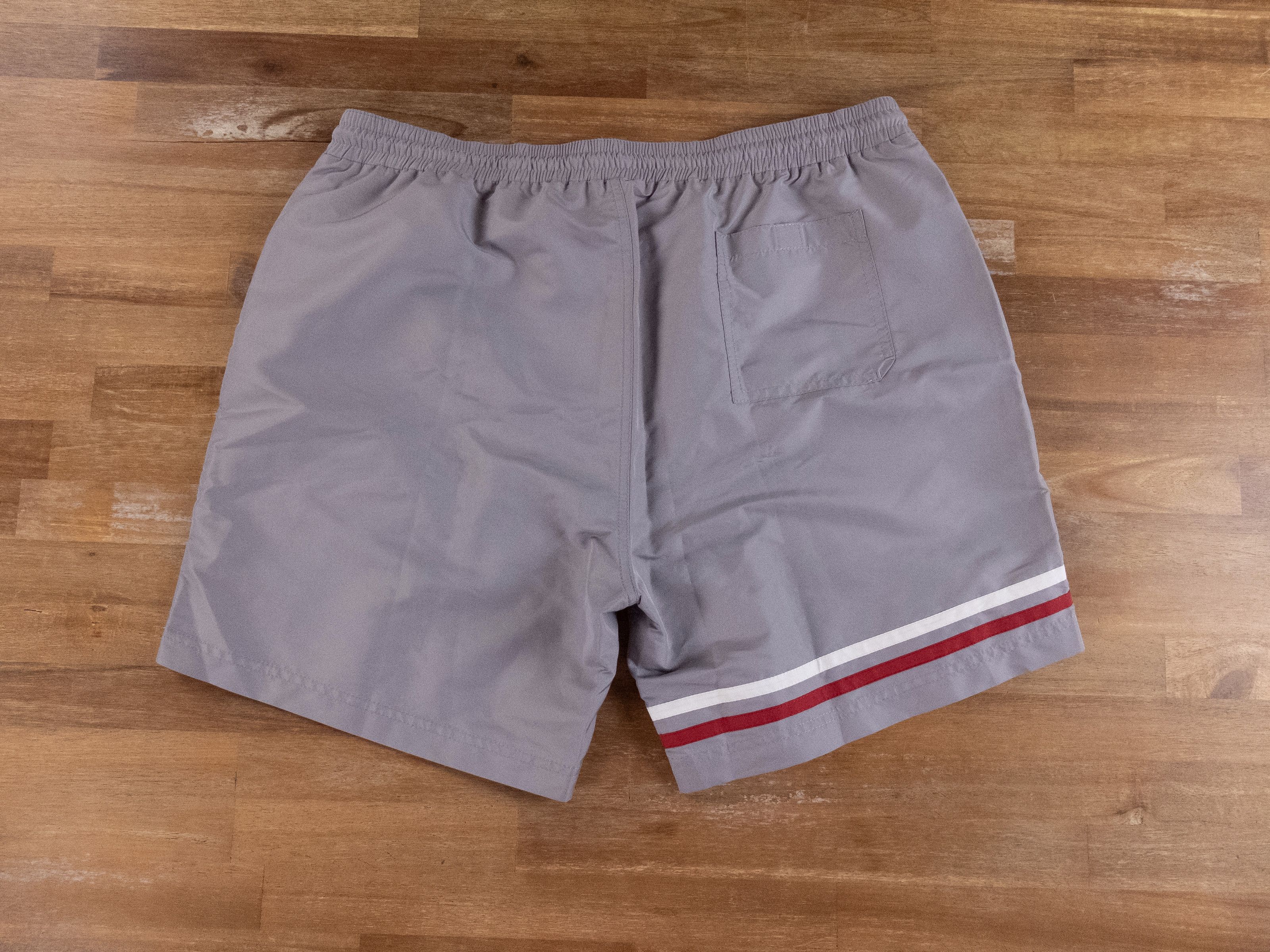 Brunello Cucinelli BRUNELLO CUCINELLI gray logo embroidered swim shorts XL NWT Size US 36 / EU 52 - 10 Thumbnail