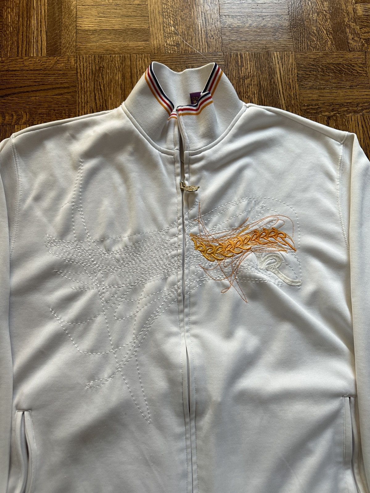 Rocawear × Vintage Vintage Y2K Rocawear Embroidered Zip Up Track Jacket Size US XL / EU 56 / 4 - 1 Thumbnail