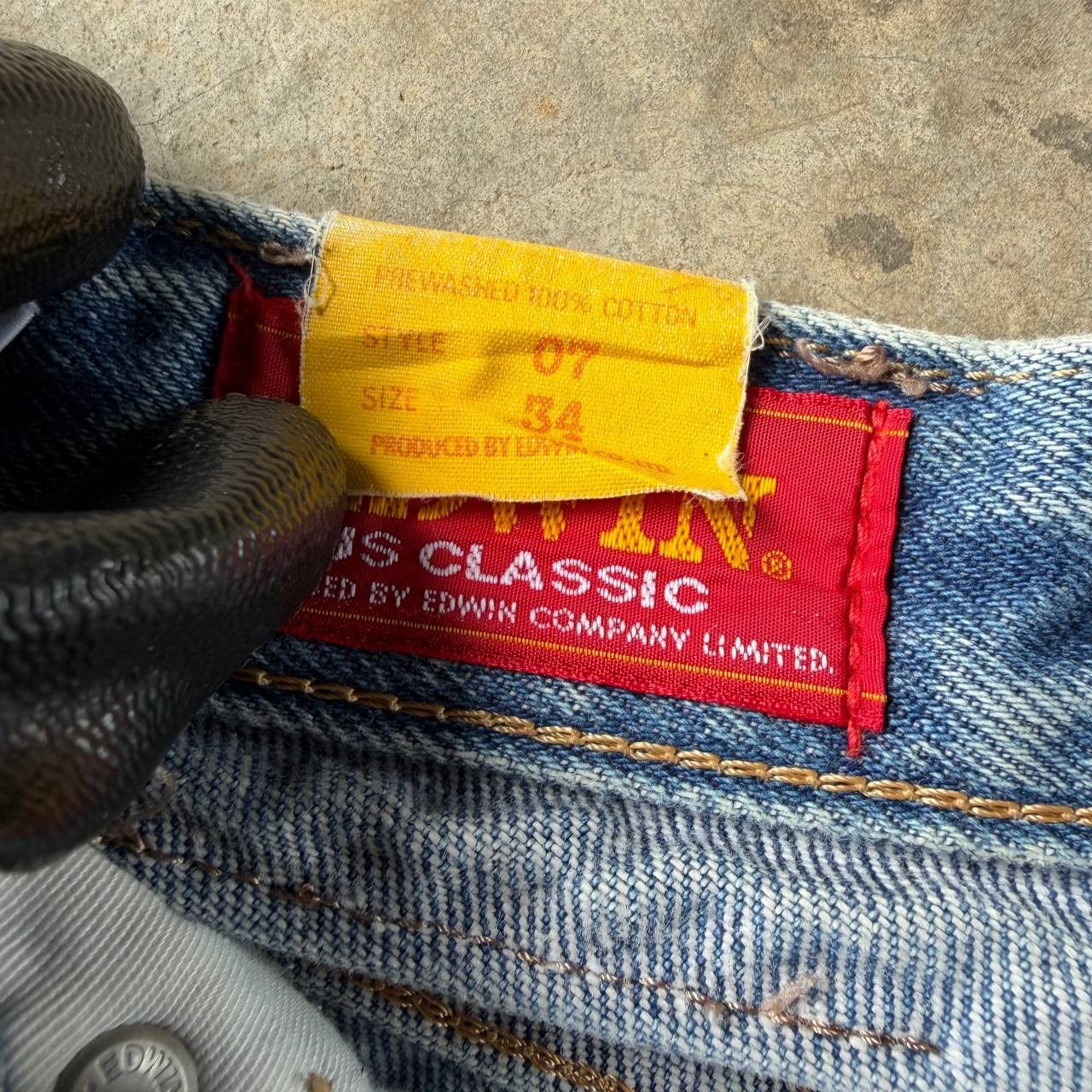 Vintage VINTAGE 90S EDWIN JAPAN CLASSIC DENIM LIGHT PRE-WASHED W30" Size US 30 / EU 46 - 12 Thumbnail