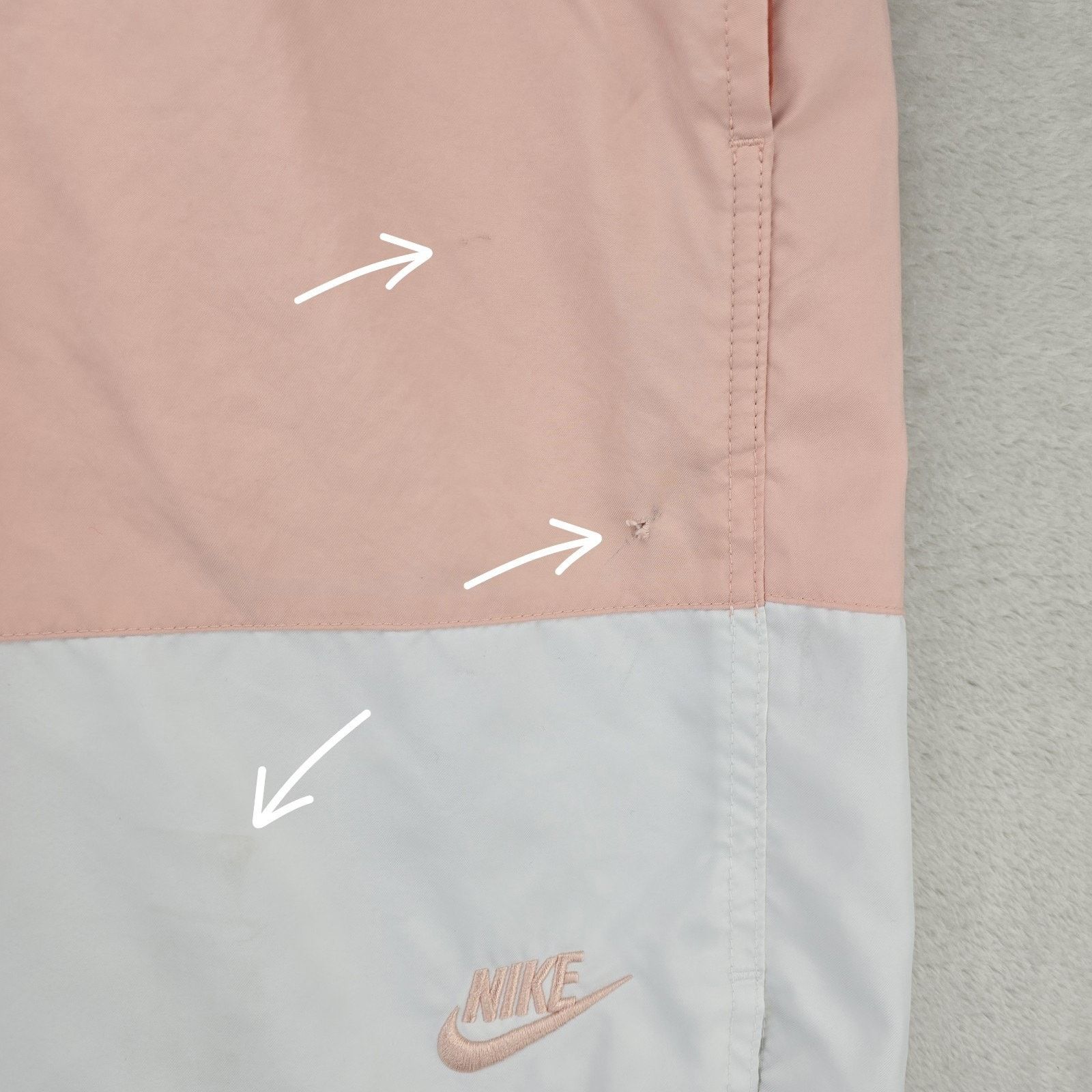 Nike Nike City Edition Woven Shorts Mens Large White Orange Size US 32 / EU 48 - 4 Thumbnail