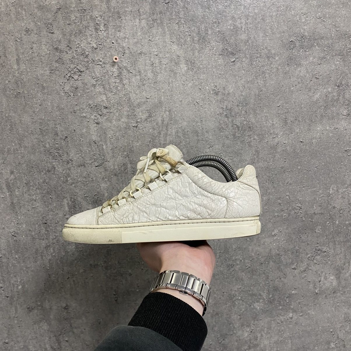 Balenciaga Balenciaga Arena Low Top Sneakers White Size US 5 / EU 37 - 7 Thumbnail