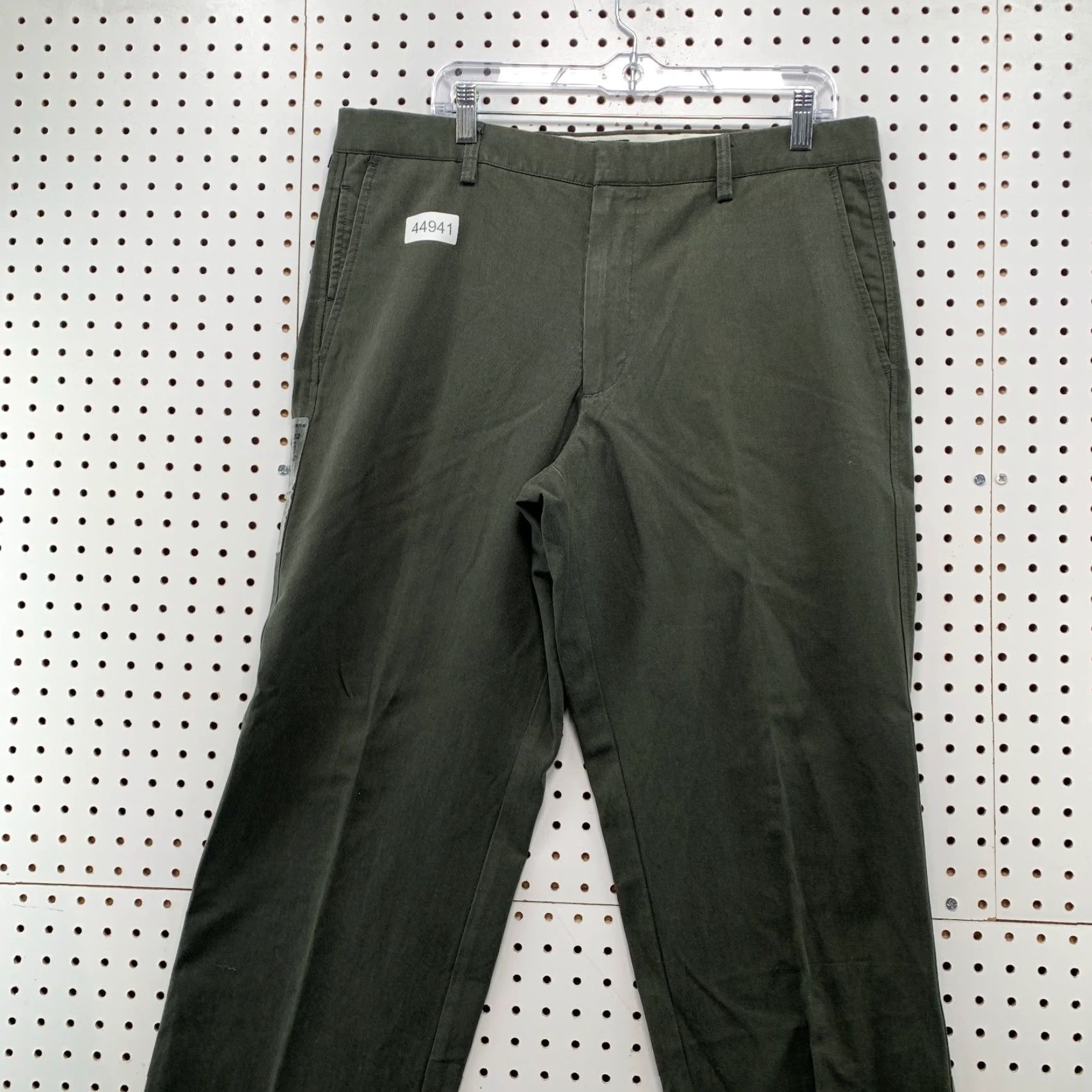 Dockers VINTAGE Dockers Chino Pants Mens 36x32 Green Classic Fit Flat Front NWT Size US 36 / EU 52 - 3 Thumbnail