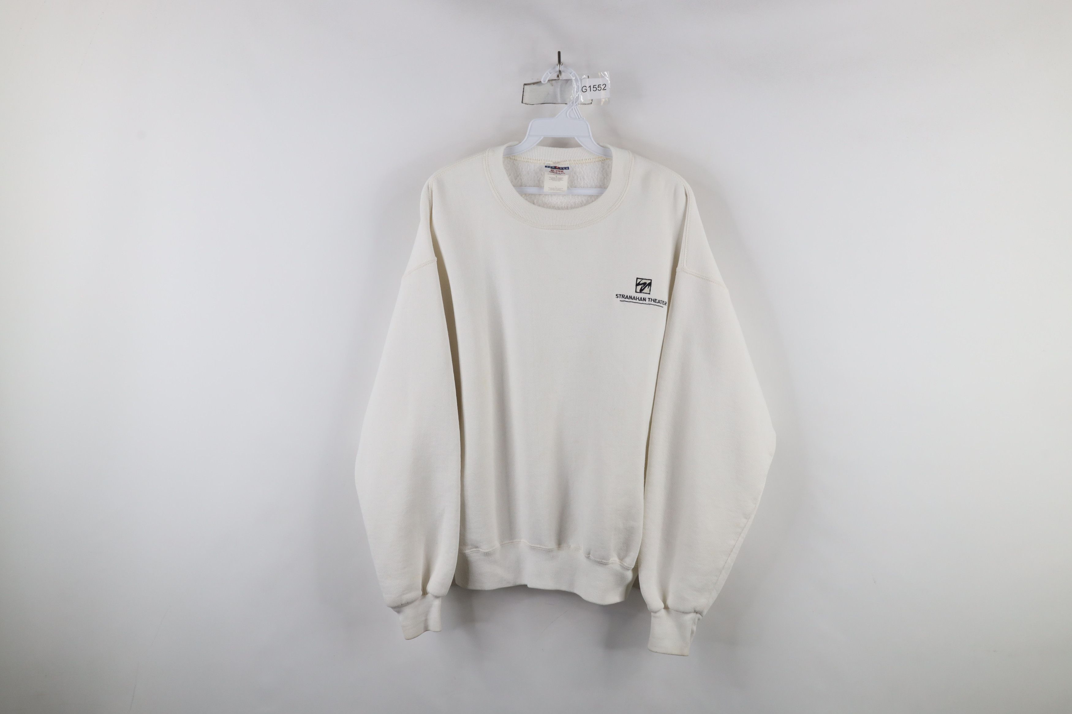 Vintage Vintage 90s Spell Out Stranahan Theater Toledo Sweatshirt Size US L / EU 52-54 / 3 - 1 Thumbnail