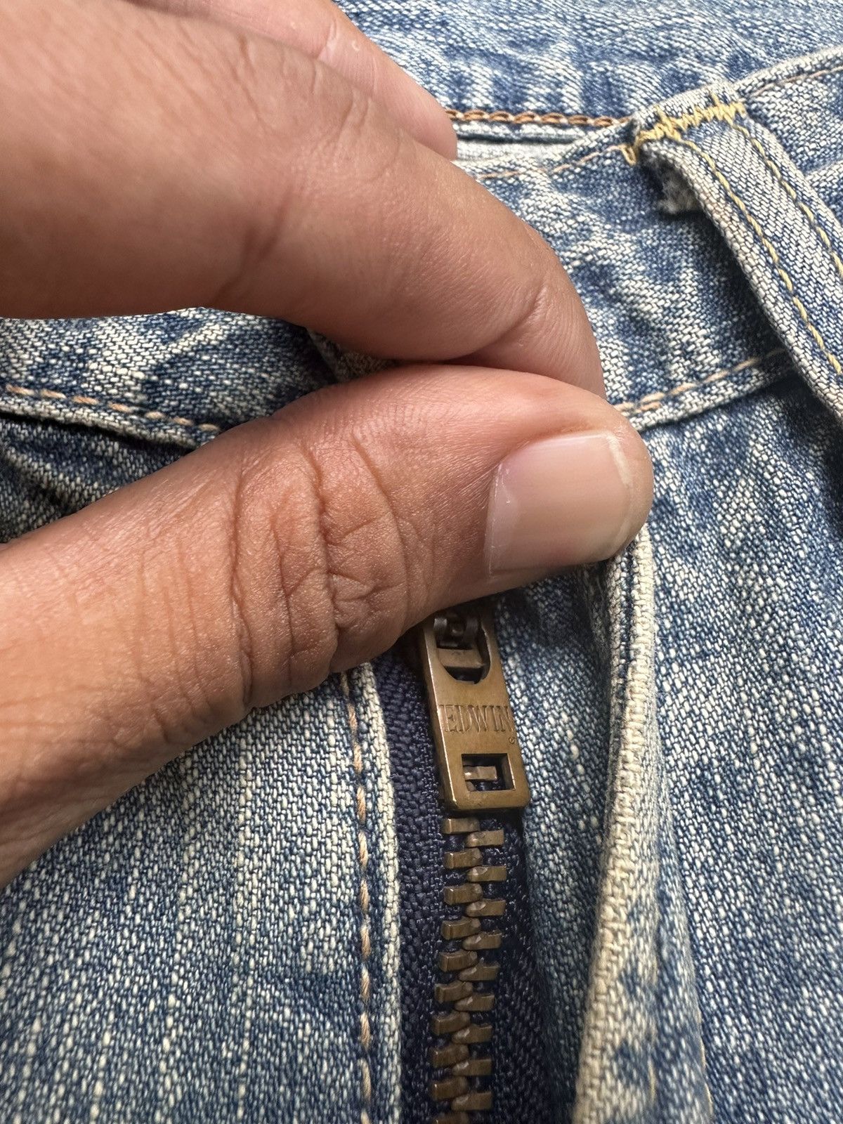 Edwin Vtg Edwin 505zx Selvedge Mudwash Denim 30x31 D8 Size US 30 / EU 46 - 11 Thumbnail