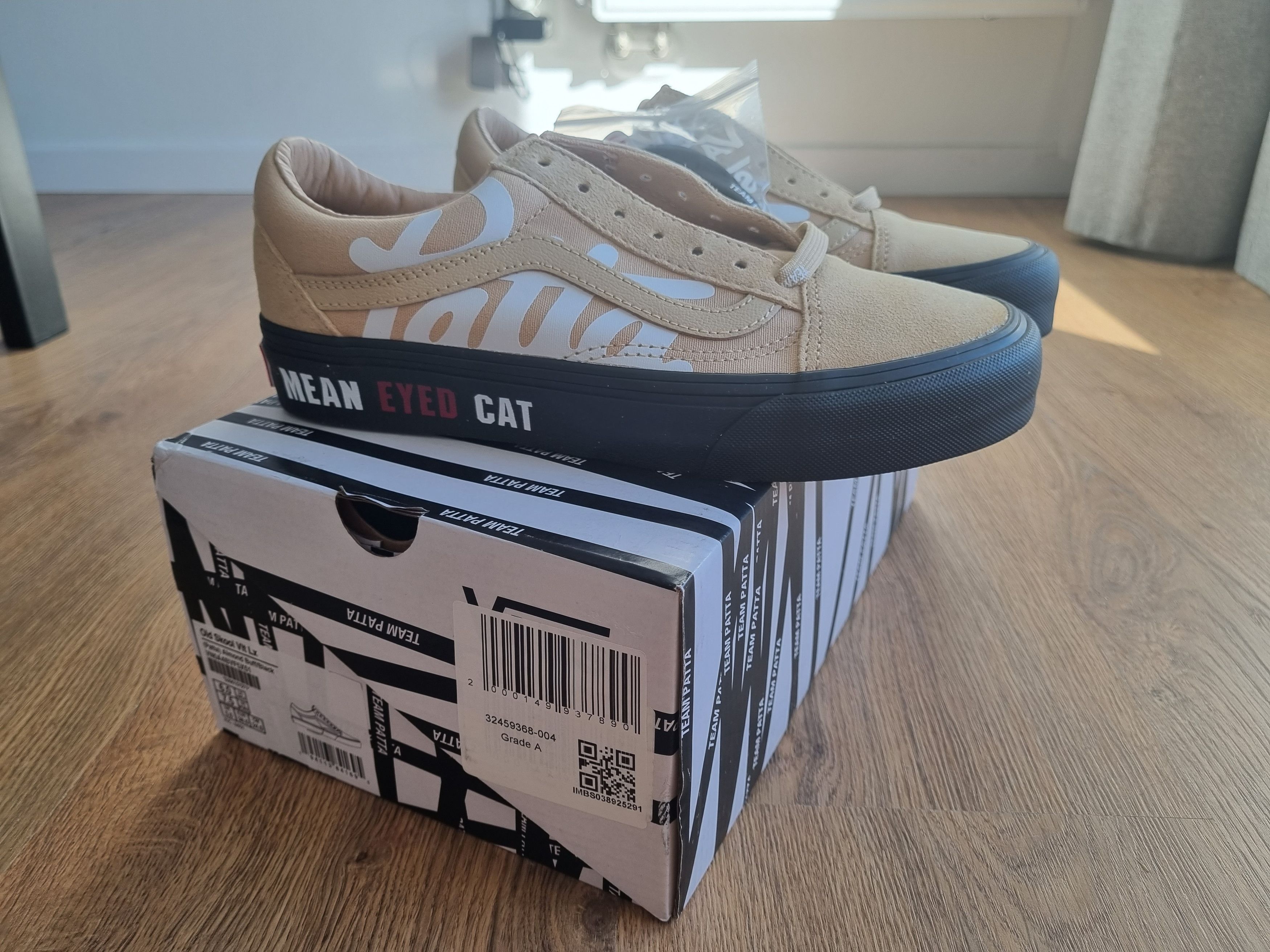 Vans UA Old Skool VLT LX Patta Mean Eyed Cat Almond Buff