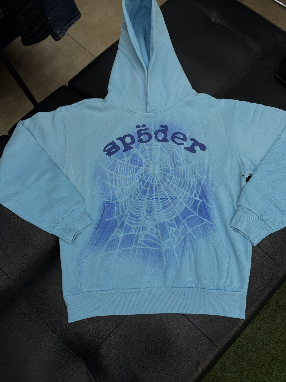 Sp5der Sp5der Worldwide Blue 2025 Hoodie Size M (NEW) Size US M / EU 48-50 / 2 - 1 Thumbnail