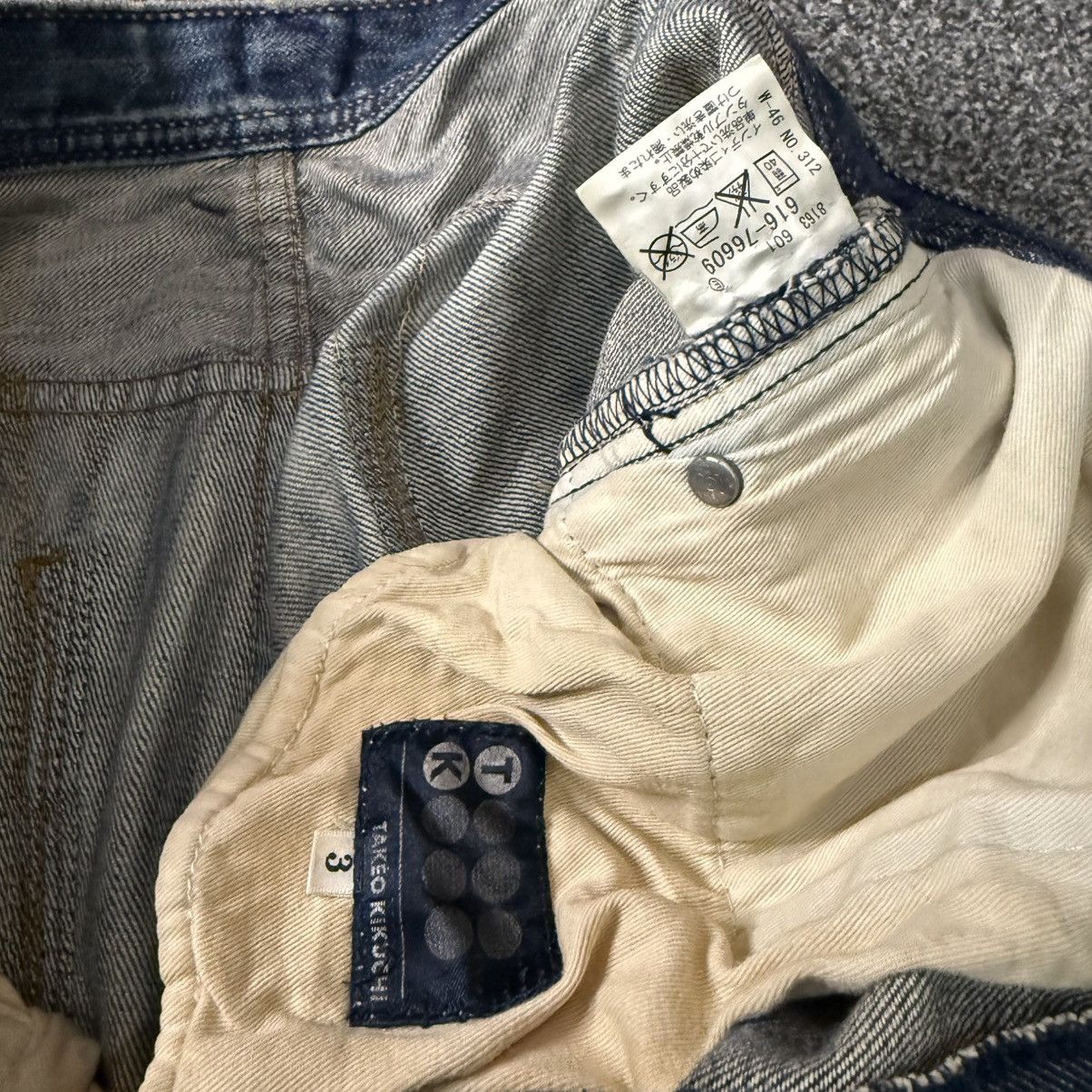 Japanese Brand 🔥🇯🇵 Japanese Distressed Takeo Kikuchi Denim Size US 31 - 16 Thumbnail