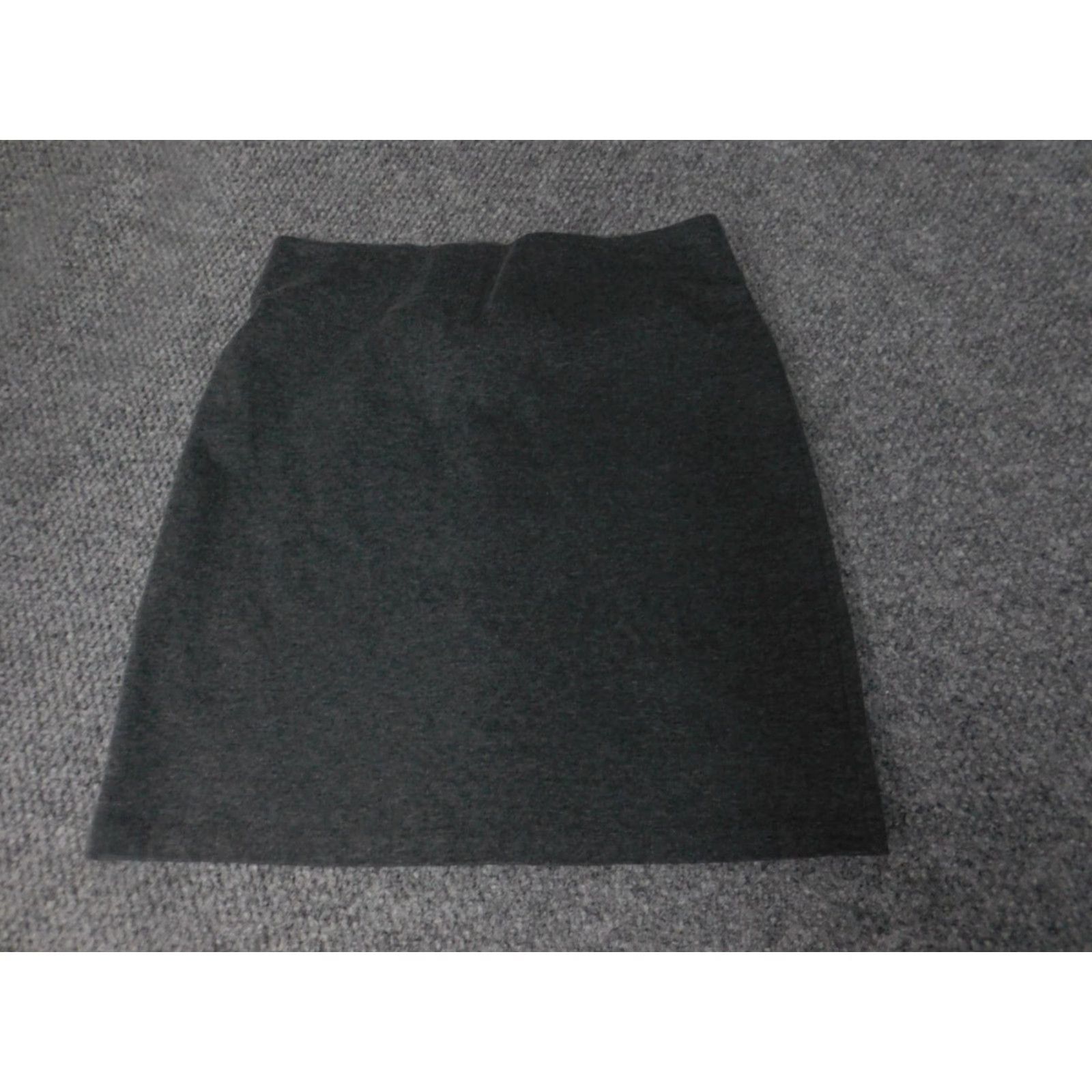 Old Navy Old Navy Skirt Womens Petite PS Gray A-Line Short Stretch Zipper Canvas Polyester Casual Vintage No Size 28" / US 6 / IT 42 - 2 Thumbnail