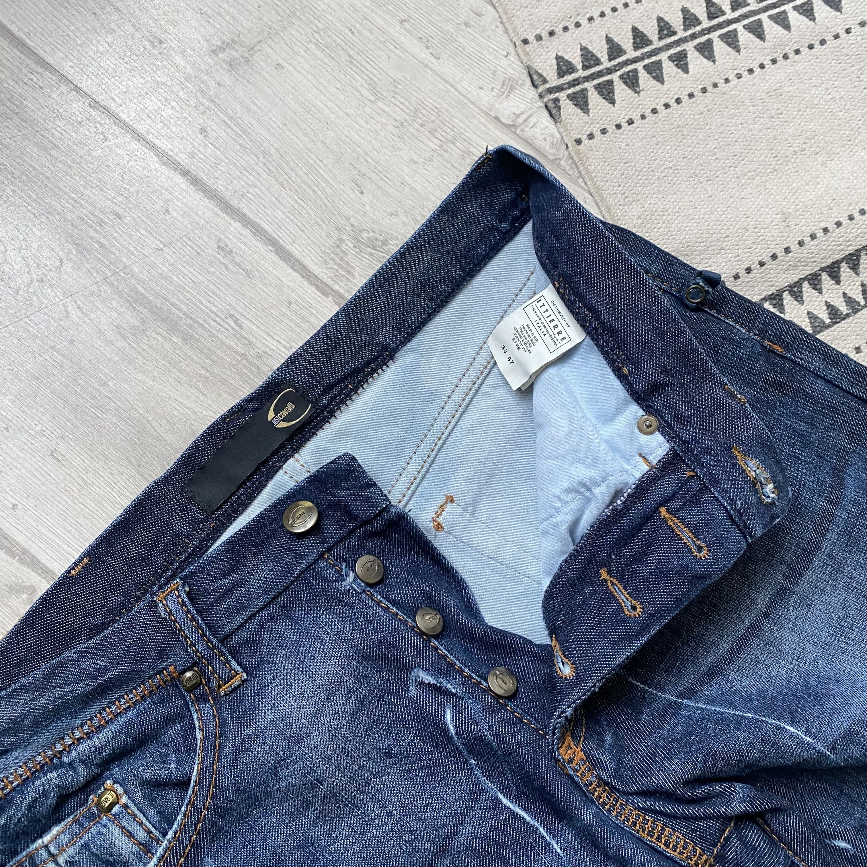 Just Cavalli Luxury RARE Just Cavali Denim distressed jeans Size US 32 / EU 48 - 8 Thumbnail