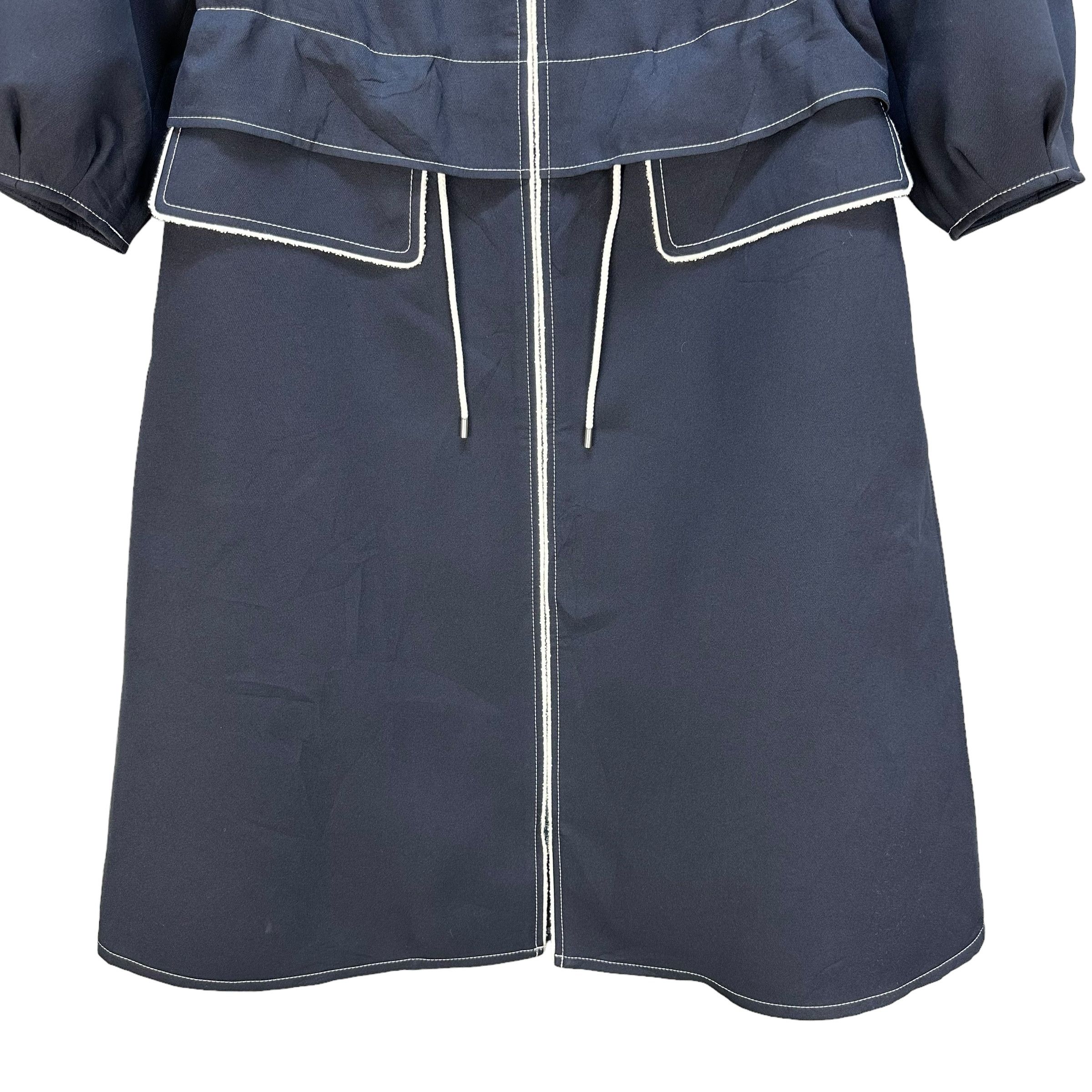 Japanese Brand RENE Japan Hooded Polyester Light Overcoat Jacket #A45-1048 Size S / US 4 / IT 40 - 3 Thumbnail