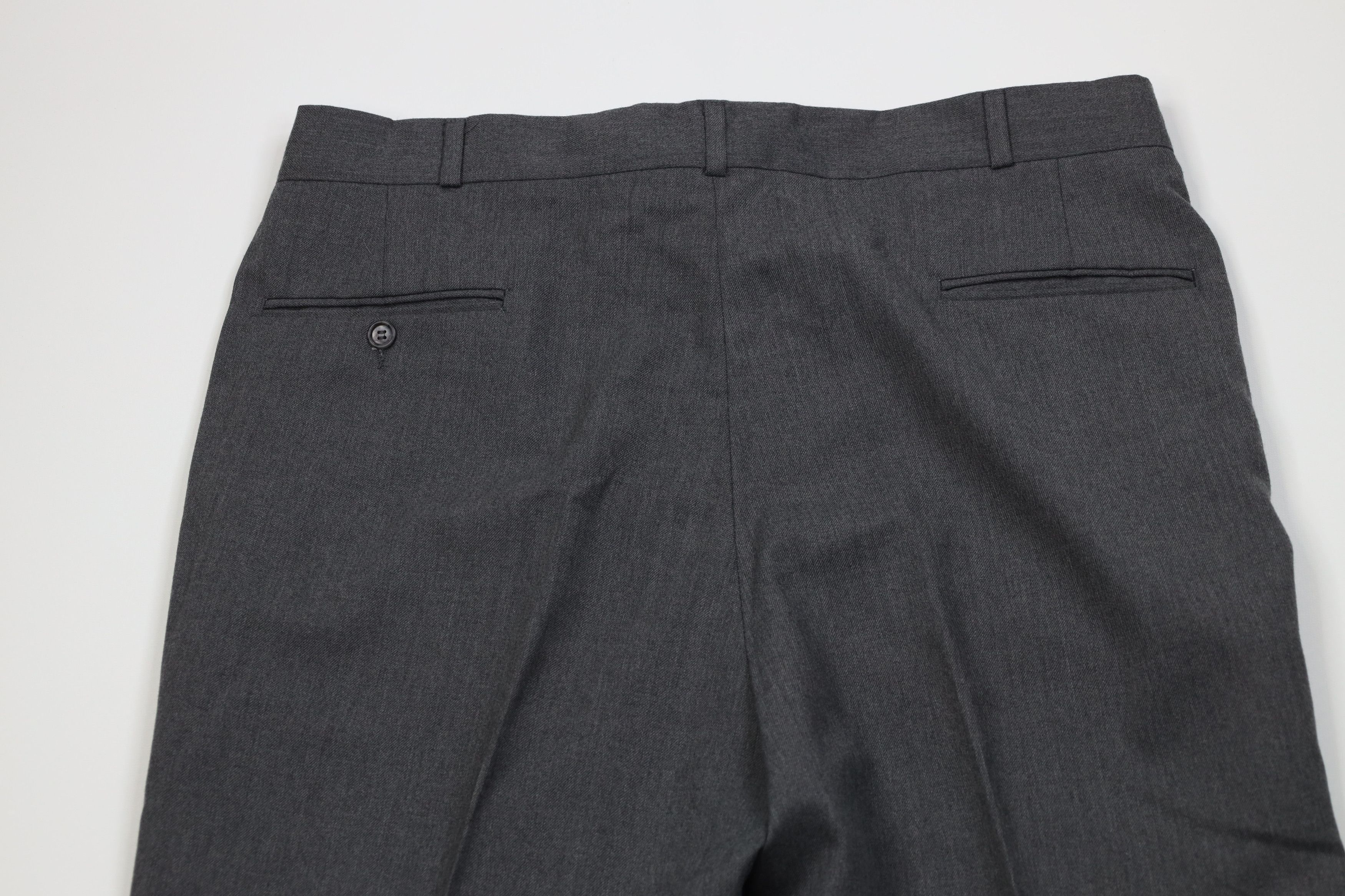 Vintage Vintage 70s Streetwear Flared Wide Leg Chino Pants Gray USA Size US 36 / EU 52 - 11 Thumbnail