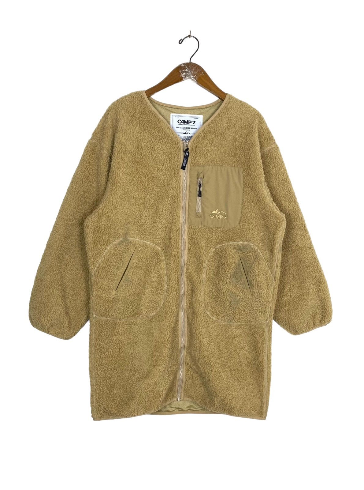 Japanese Brand Rare‼️ Camp 7 Deep Pile Blouson Size L / US 10 / IT 46 - 1 Thumbnail
