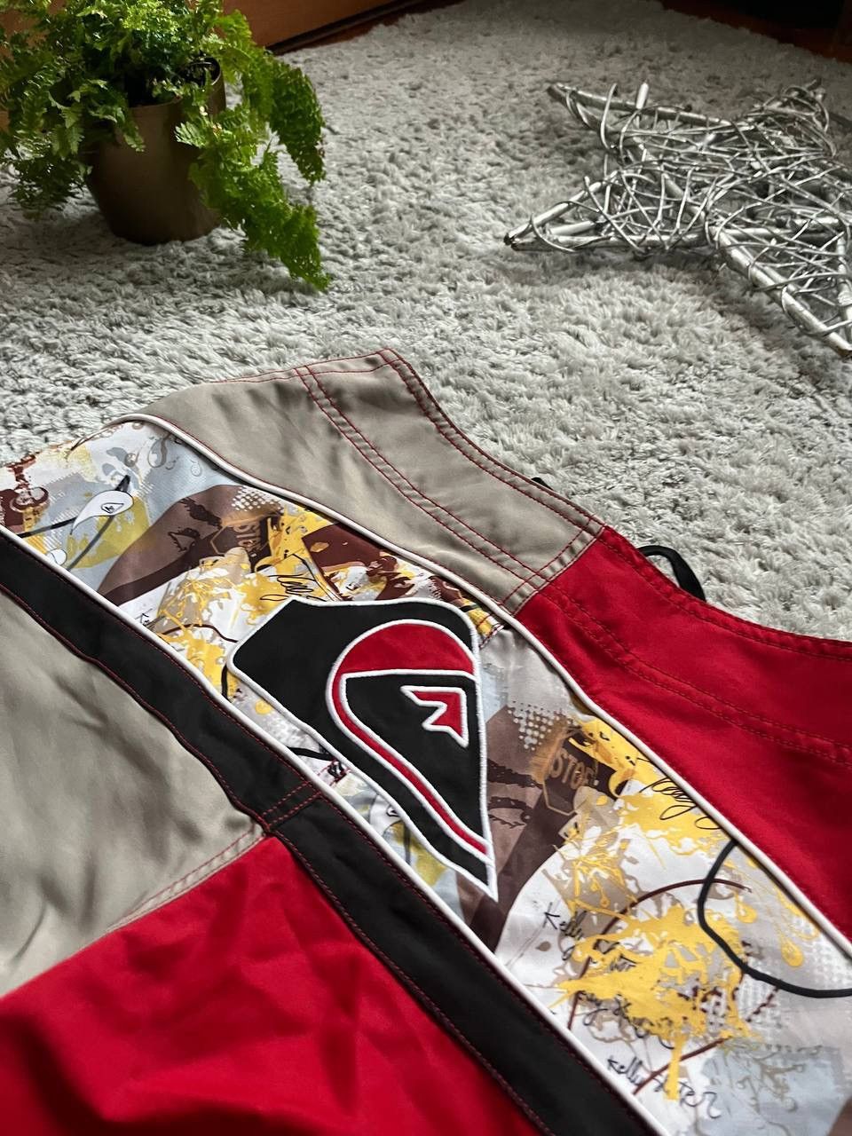 Quiksilver × Vintage Quicksilver Shorts Streetwear Vintage Graffiti Sk8 Logo Size US 31 - 3 Thumbnail