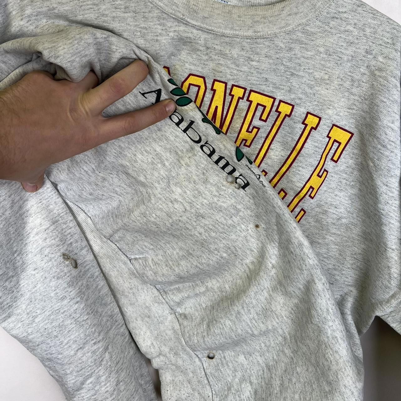 Hanes Citronelle Alabama Vintage Sweatshirt 90s Hanes Size US XL / EU 56 / 4 - 3 Thumbnail