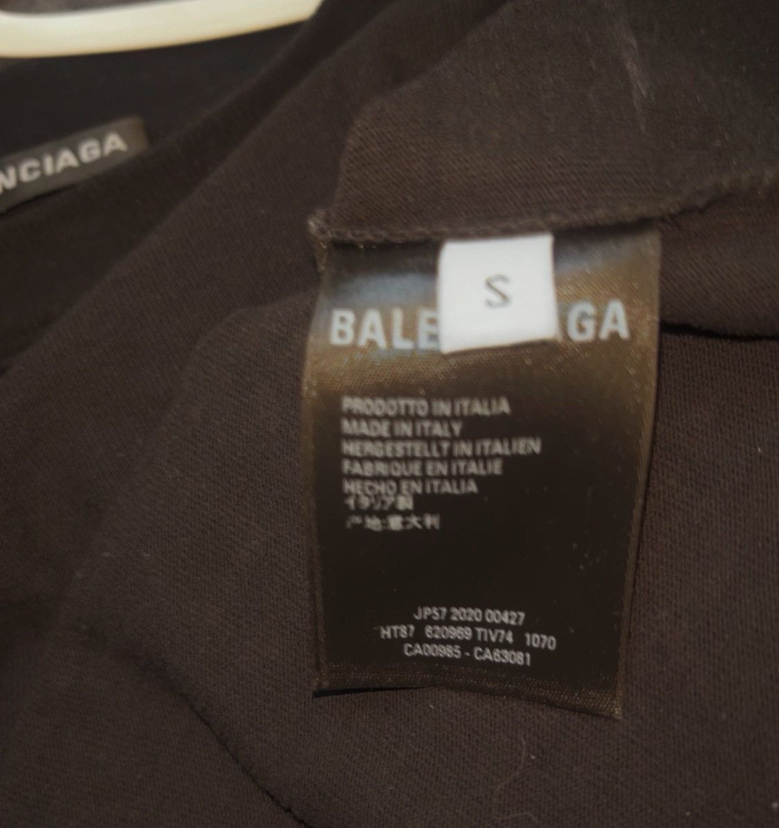 Balenciaga Balenciaga Crew Logo T-shirt Size US S / EU 44-46 / 1 - 9 Thumbnail