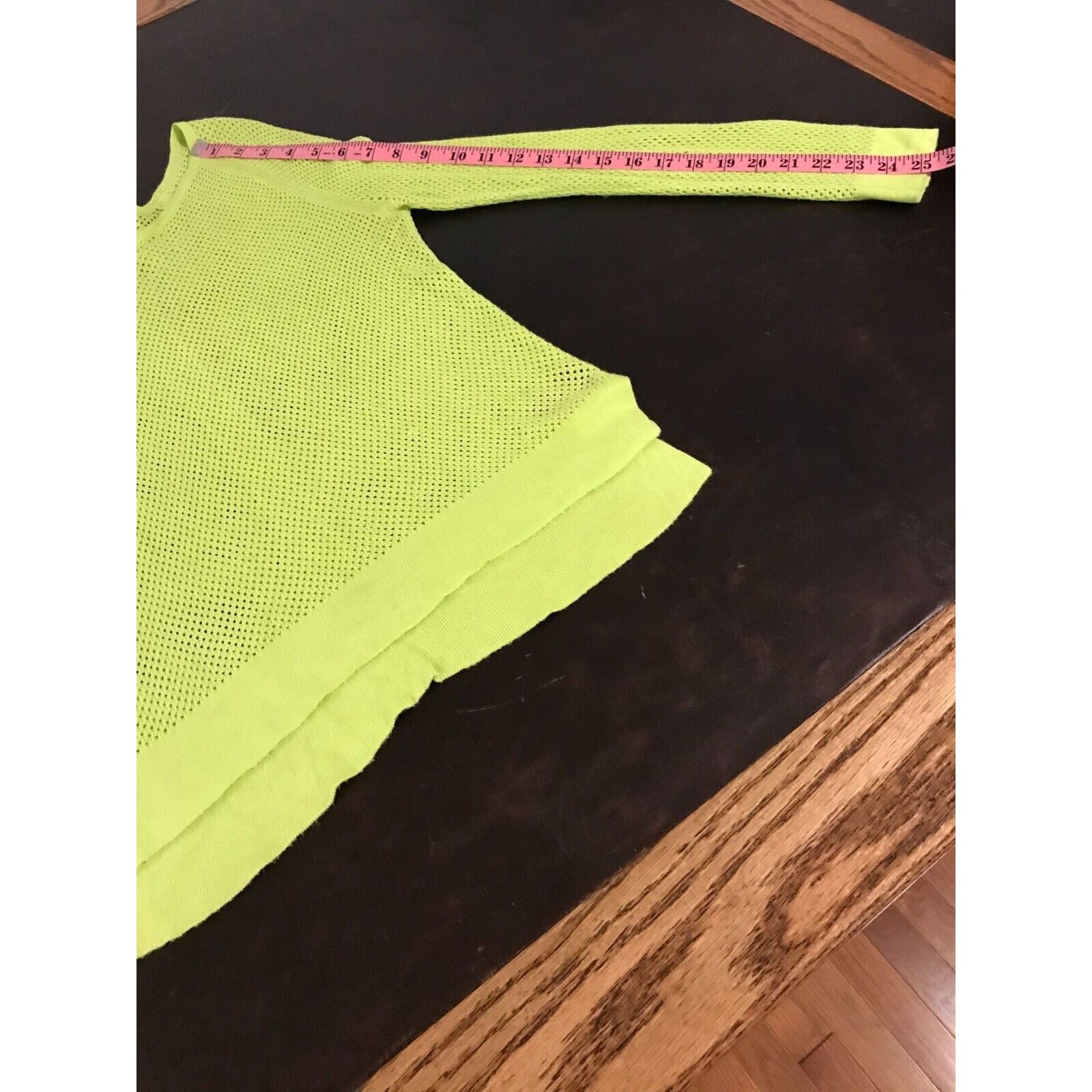 Rag & Bone Rag & Bone Katya Neon Lime Green Long-Sleeve Sweater - Small Size S / US 4 / IT 40 - 6 Thumbnail