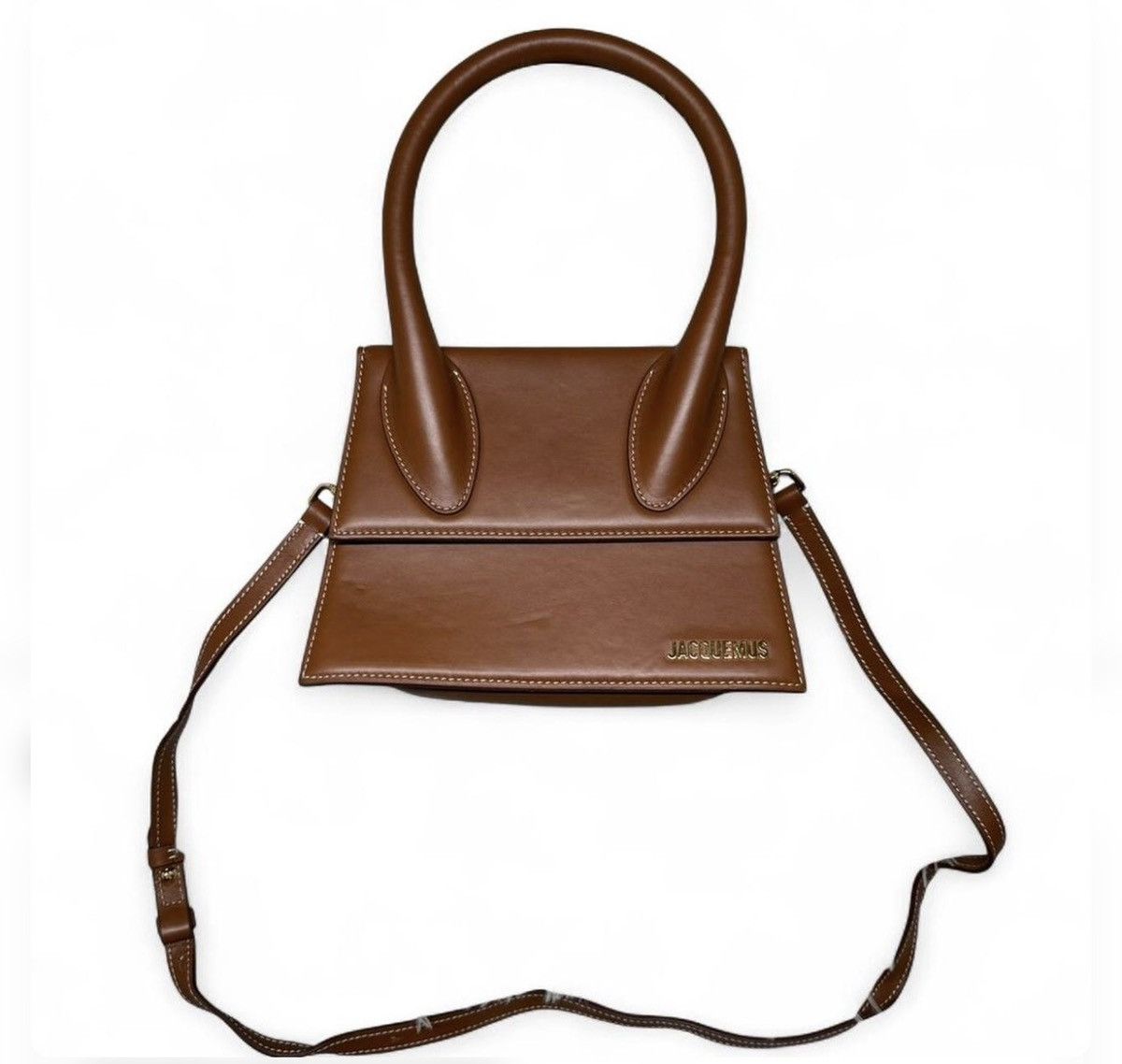 Jacquemus Jacquemus Le grand Chiquito Moyen Top-Handle Leather Bag Size ONE SIZE - 5 Thumbnail