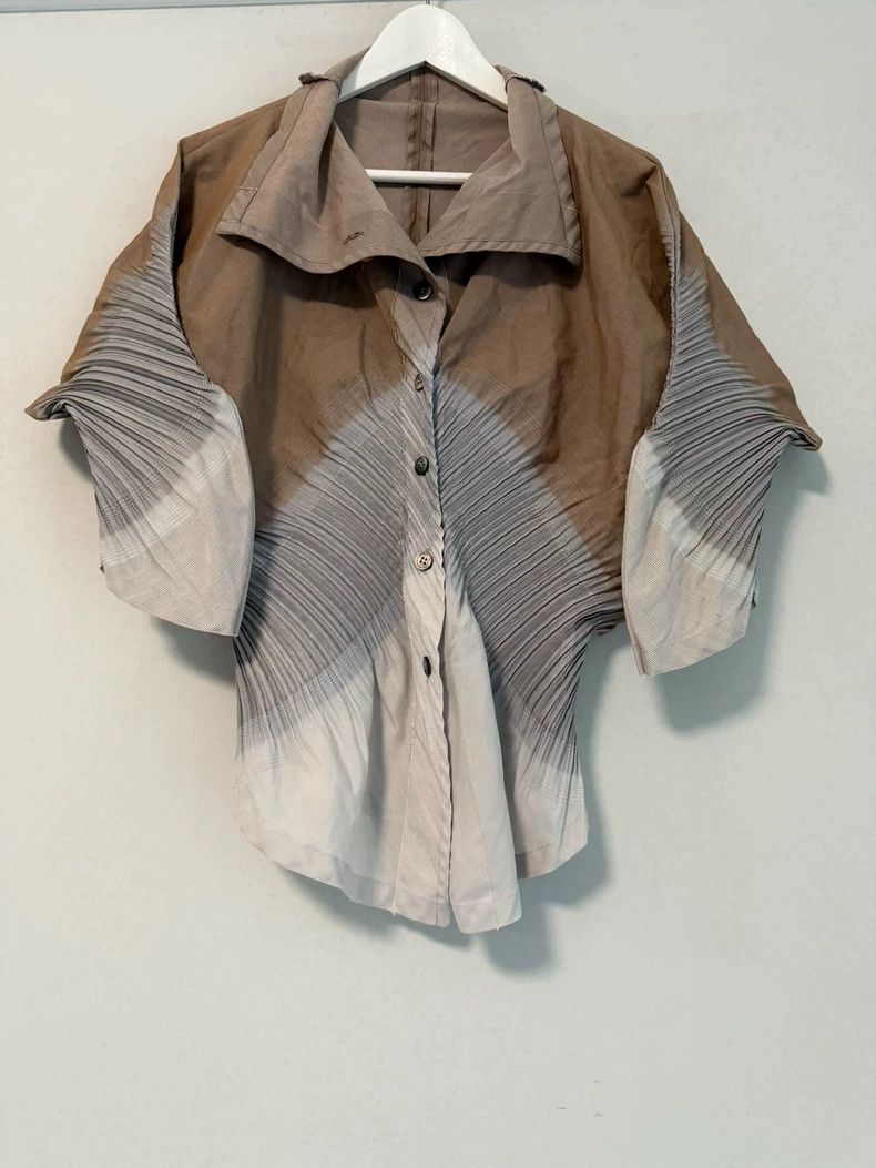 Issey Miyake Issey Miyake size:2 A brown asymmetrical design with twill Size M / US 6-8 / IT 42-44 - 5 Thumbnail