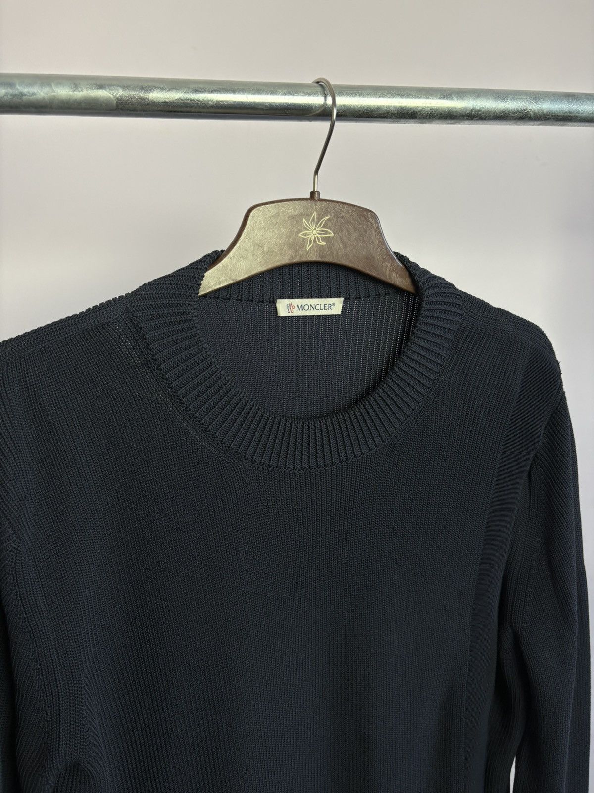 Moncler Moncler Sweater Maglia Tricot Girocollo Built-In Shirt Size M / US 6-8 / IT 42-44 - 6 Thumbnail