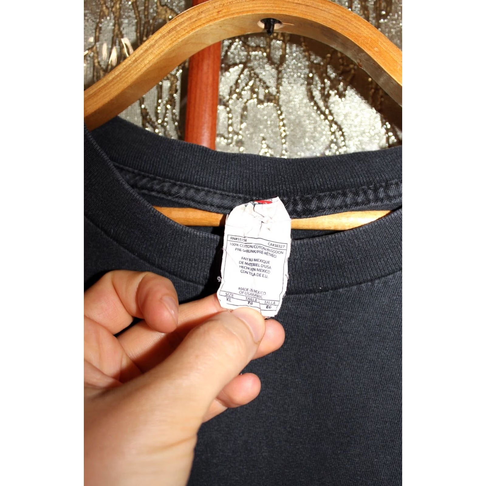 Vintage Vintage Delinquent Habit Tag triple A Short Sleeve Tee Shirt XL Black Unbranded Rock Unisex Adults Mens Womens Girls Boys Size US XL / EU 56 / 4 - 4 Thumbnail