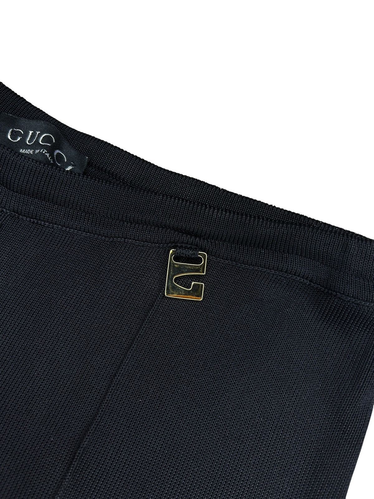 Gucci S/S 97 Tom Ford Knitted Flared Trousers Size 28" / US 6 / IT 42 - 2 Thumbnail