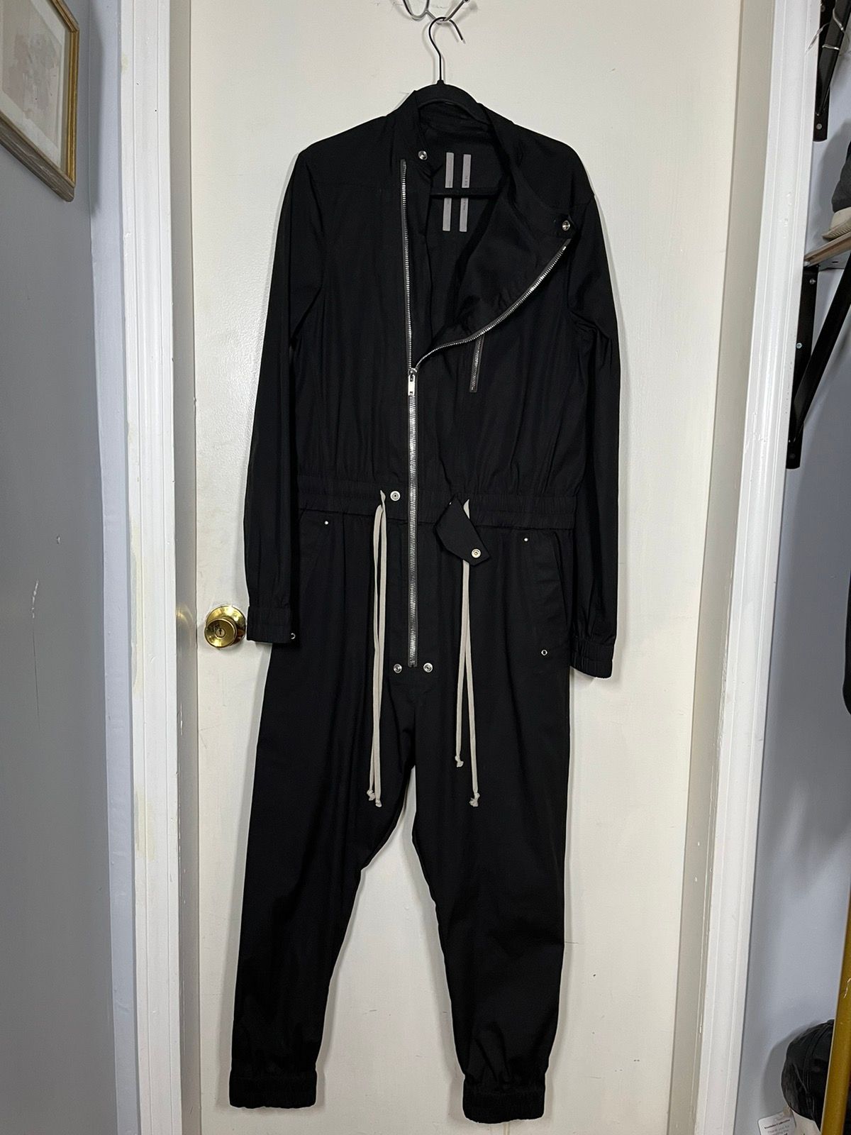 Pre-owned Rick Owens Gary Flight Suit In Black