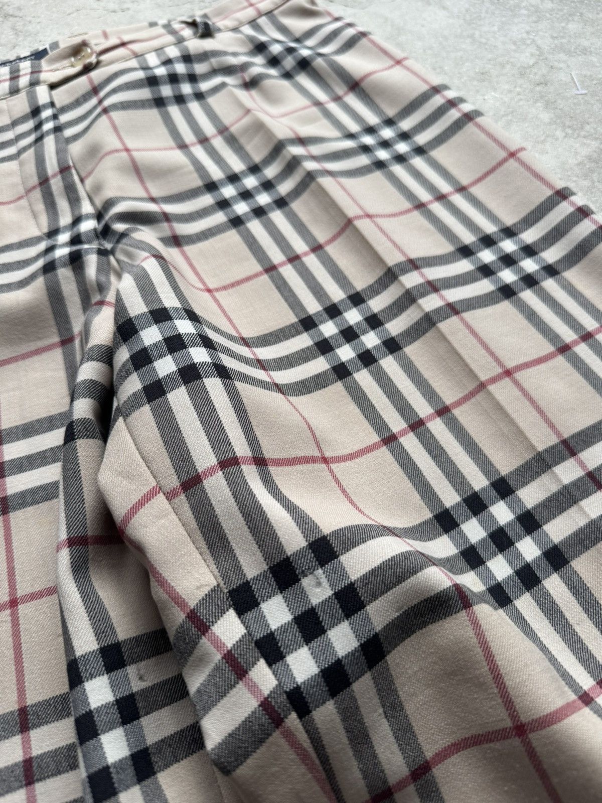 Burberry Vintage Burberry Pants Plaid Nova Check Wool Size US 34 / EU 50 - 13 Thumbnail