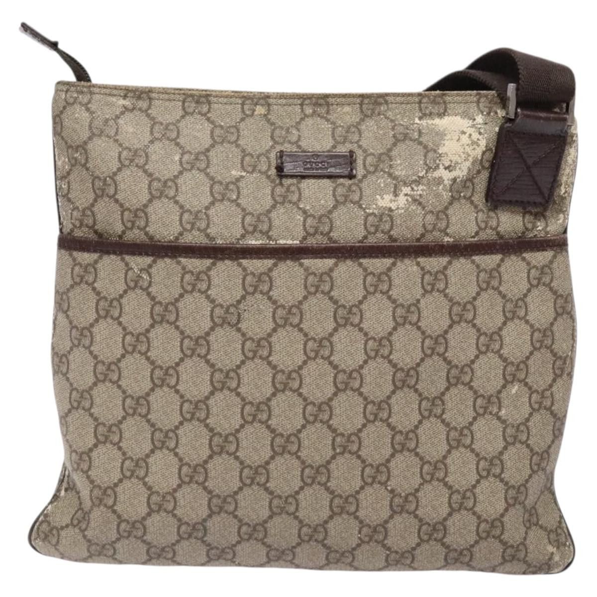 Gucci GUCCI GG Supreme Shoulder Bag Pvc Beige Gold Size ONE SIZE - 2 Thumbnail