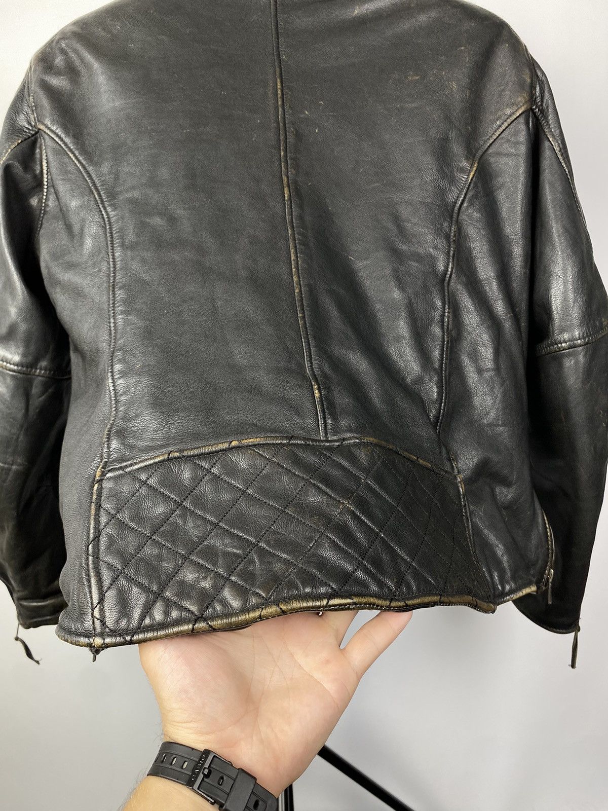 Other 🔥SPIRIT MOTORS RACING TRUE LEATHER JACKET 50-42 Size Size US M / EU 48-50 / 2 - 15 Thumbnail