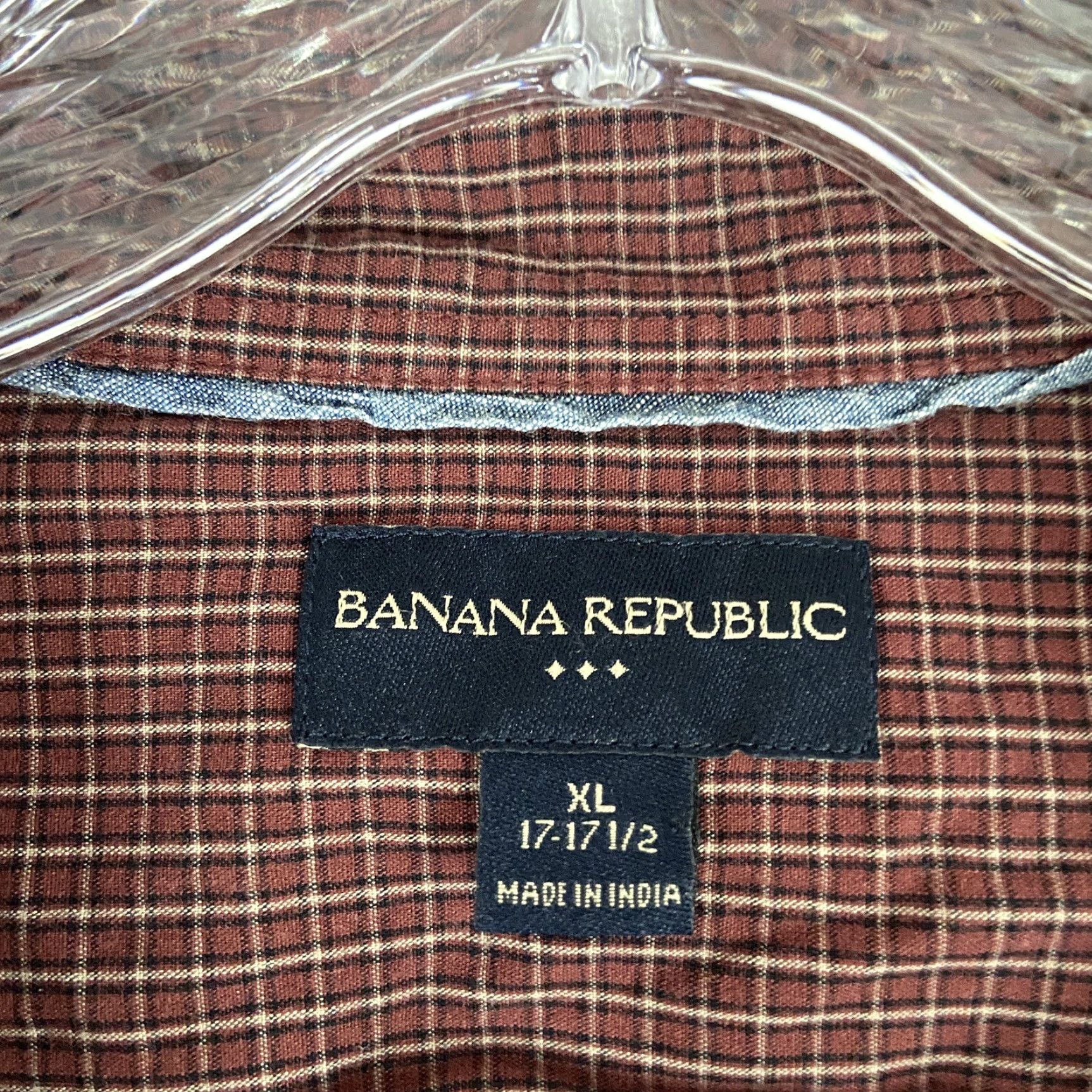 Banana Republic Banana Republic Shirt Men XL Multicolor Plaid Long Sleeve Button-Up Mens Size US XL / EU 56 / 4 - 5 Thumbnail