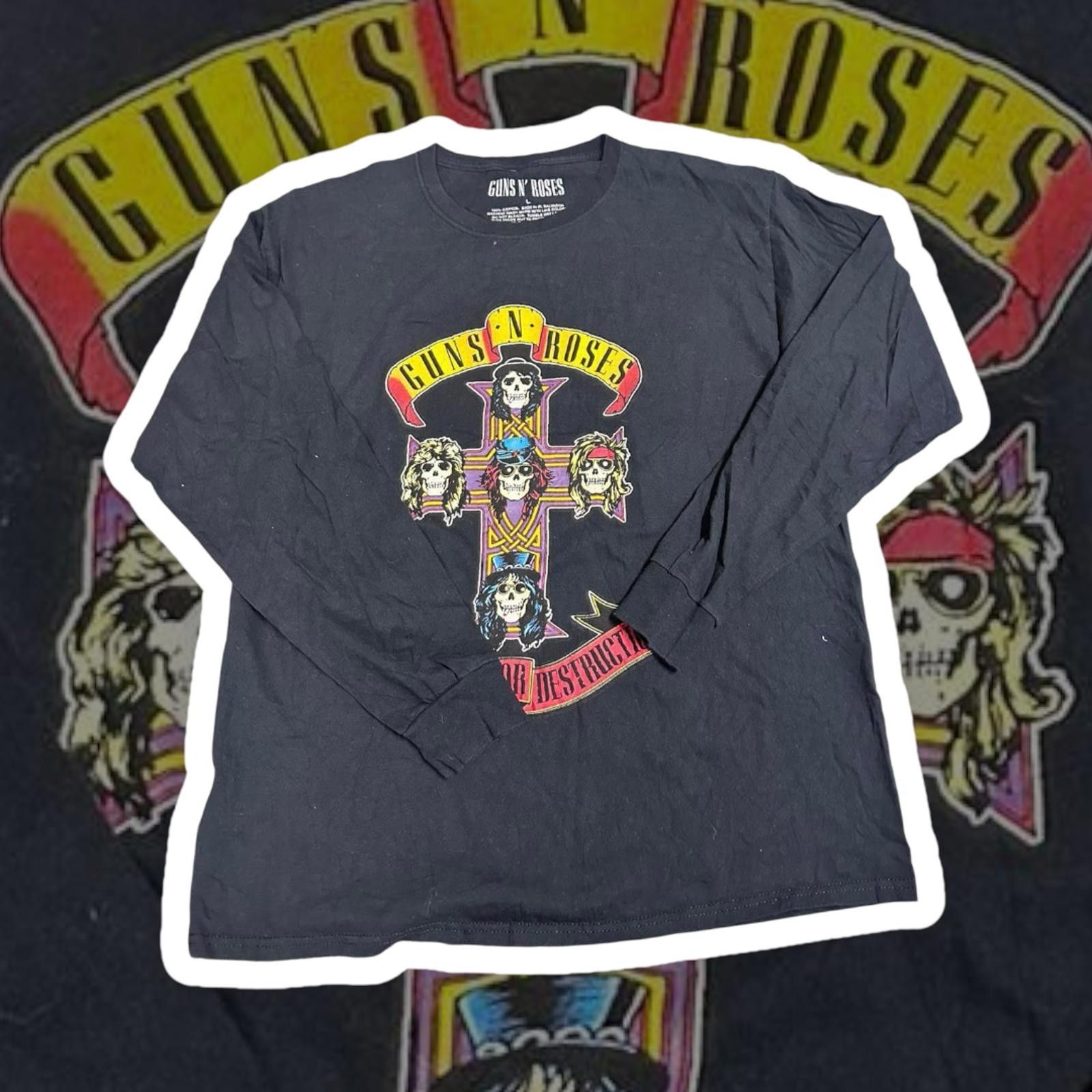 Guns N' Roses Guns N' Roses Long Sleeve T-Shirt - Appetite for Destruction Size US L / EU 52-54 / 3 - 1 Thumbnail
